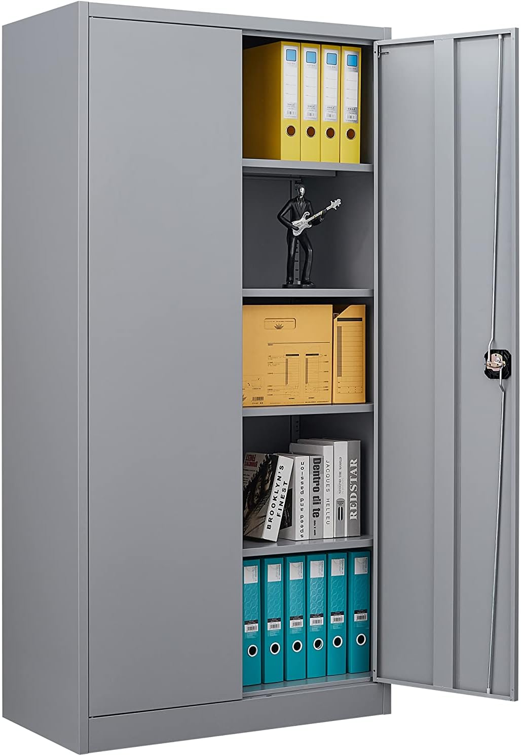 LUCYPAL Metal Storage with Doors,Steel Office