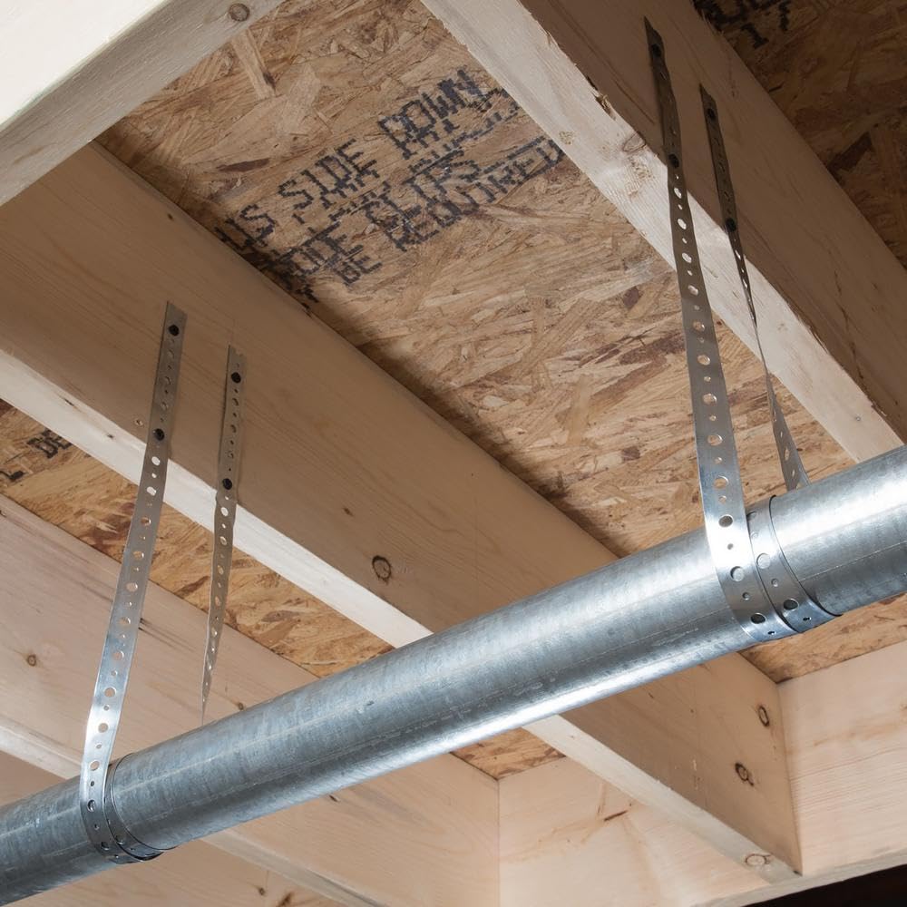 Oatey 33730 Securing Straps, 3/4-Inch x 10', Galvanized Steel