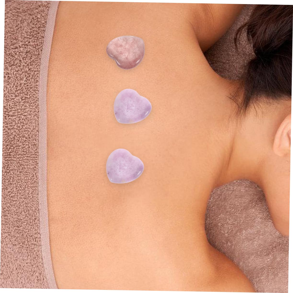 Amazon.co.jp: BESTOYARD 6個 天然水晶の愛の宝石は7色の宝石を工芸し