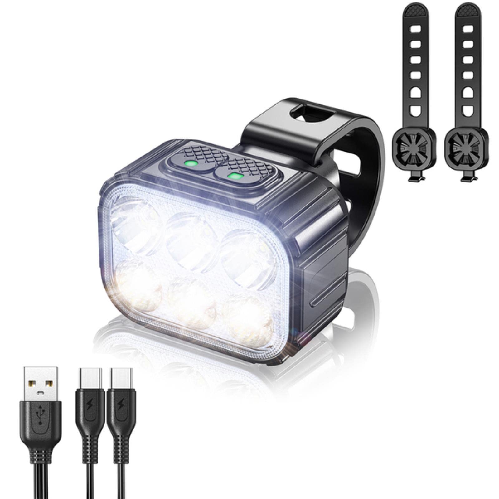 KINHA 6/24 Lampada Bead Bicicletta Anteriore Faro Luce Anteriore Della Bicicletta MTB Luci Della Bicicletta Luce Posteriore LED