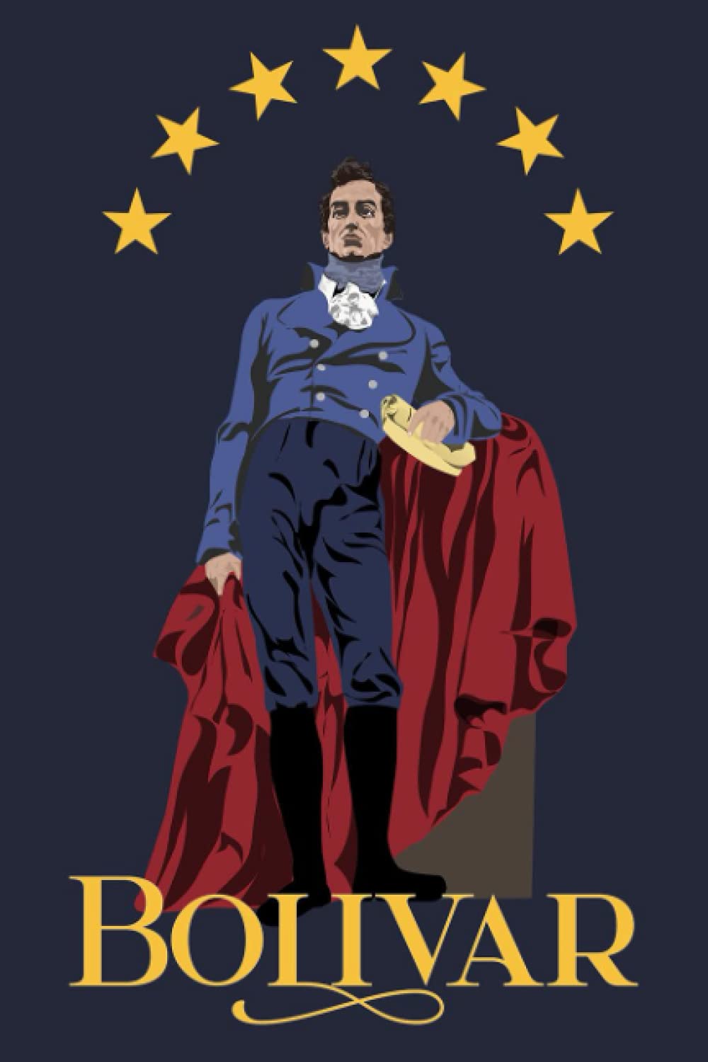 Journal: Bolivar: Simon Bolivar journal, El Libertador design, 120 pages, 6 x 9 inches