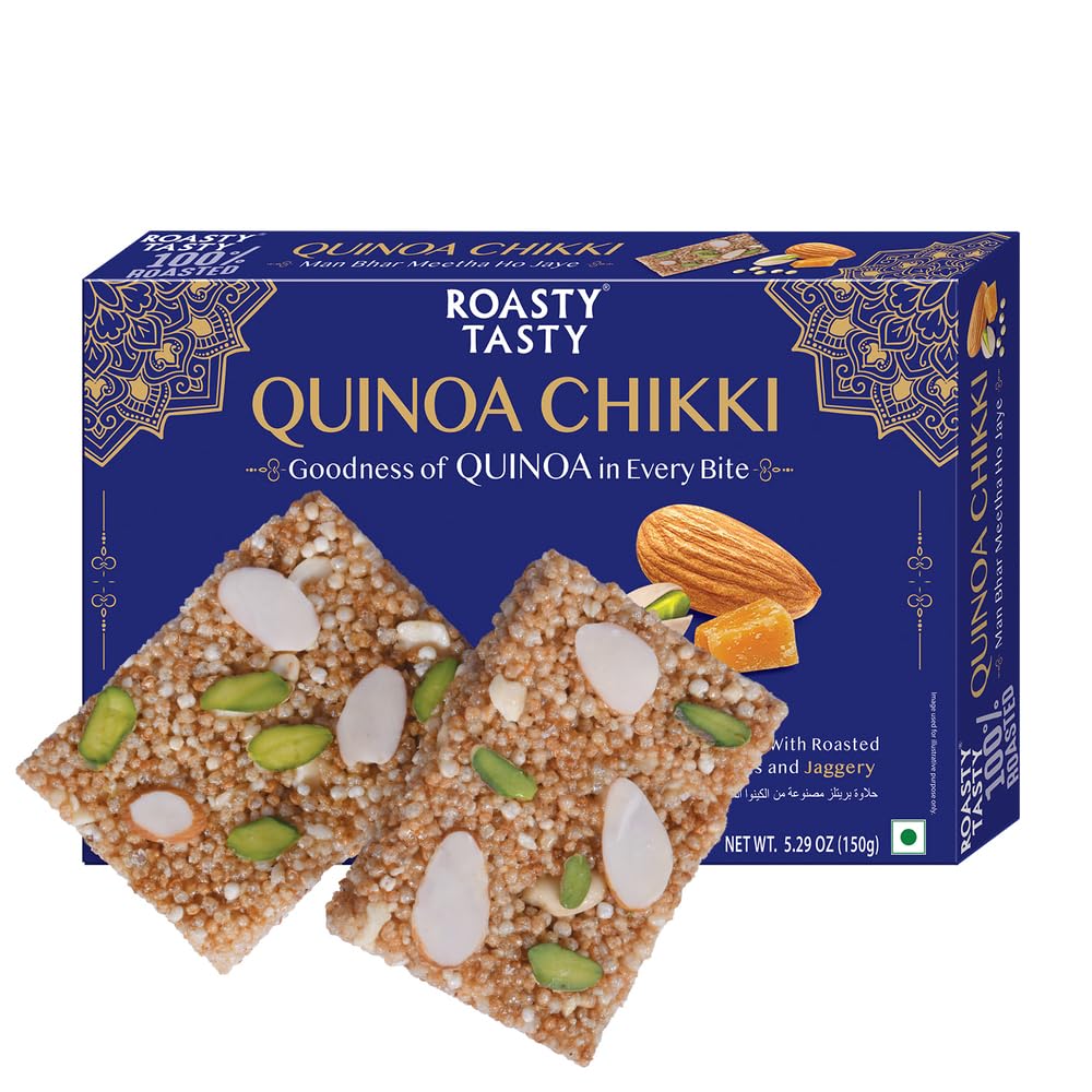 Roasty Tasty Quinoa Bites - Quinoa Puff Bars | Millet Chikki Bars | Peanut Chikki with Jaggery | Protein Snacks | No Added... - Review, Price and Buying Guide