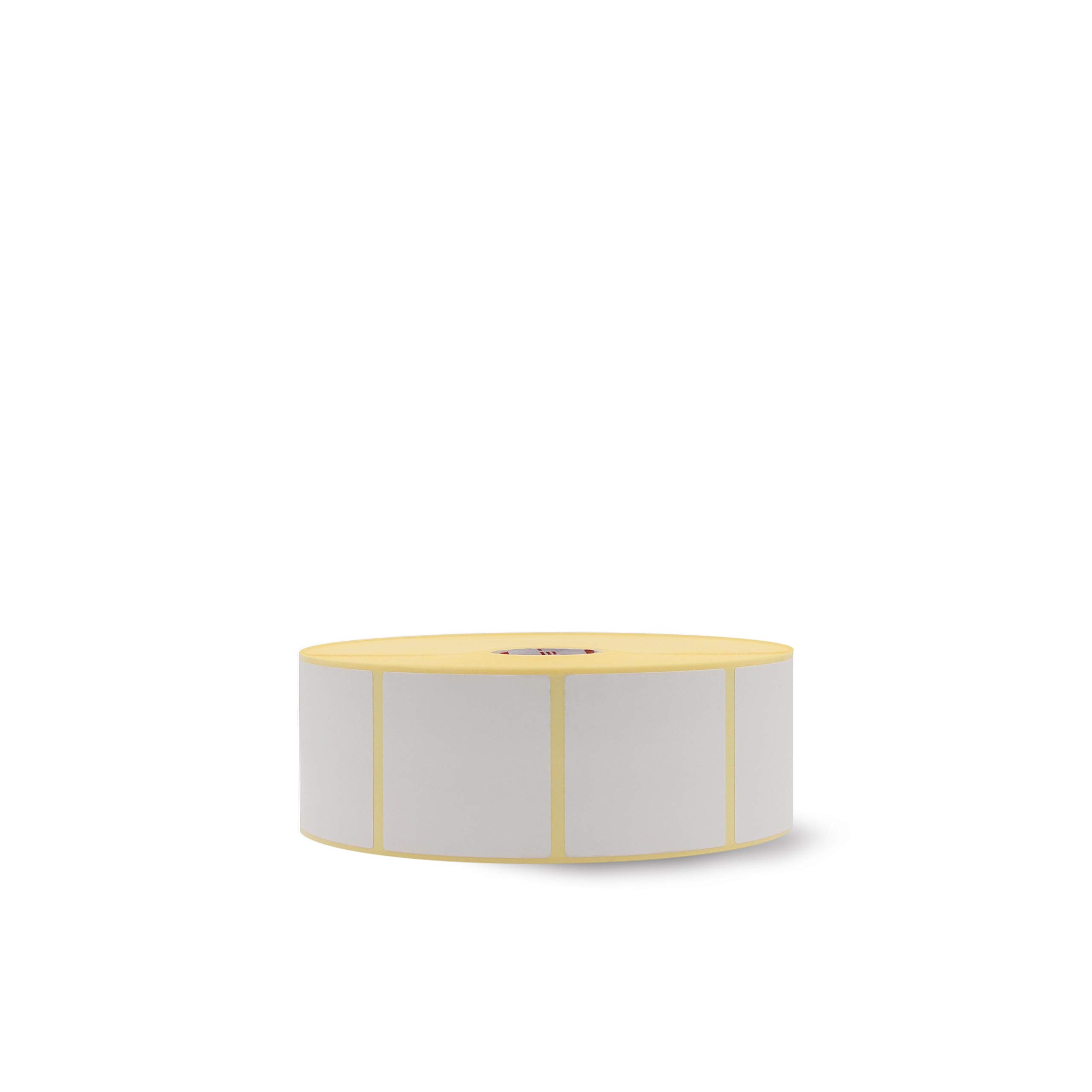 Meto 30002227 - Etichette termiche originali (40 x 40 mm, bianche, permanenti, nucleo: 25 mm, 1.900 etichette termiche su rotolo, 4 rotoli)