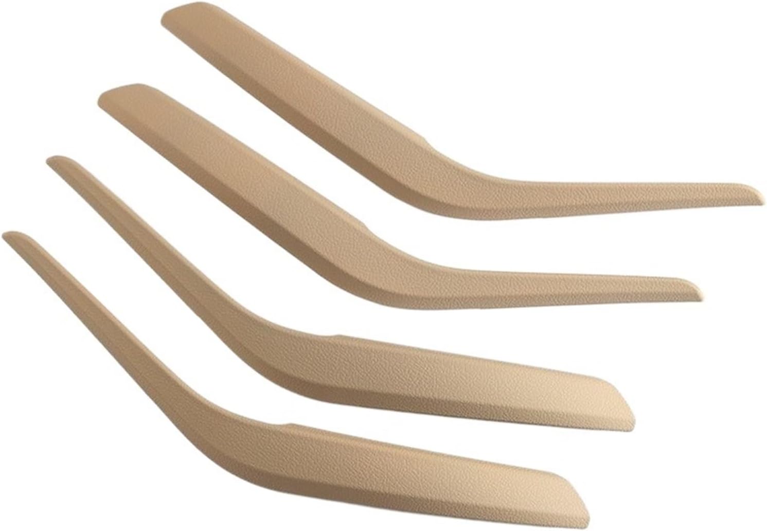 4PCS Set Car Interior Door Front Rear Left Right Pull Handle Outer Cover Trim Compatible For BMW X1 E84 2010-2016 Car Accessories(Beige-4pcs)