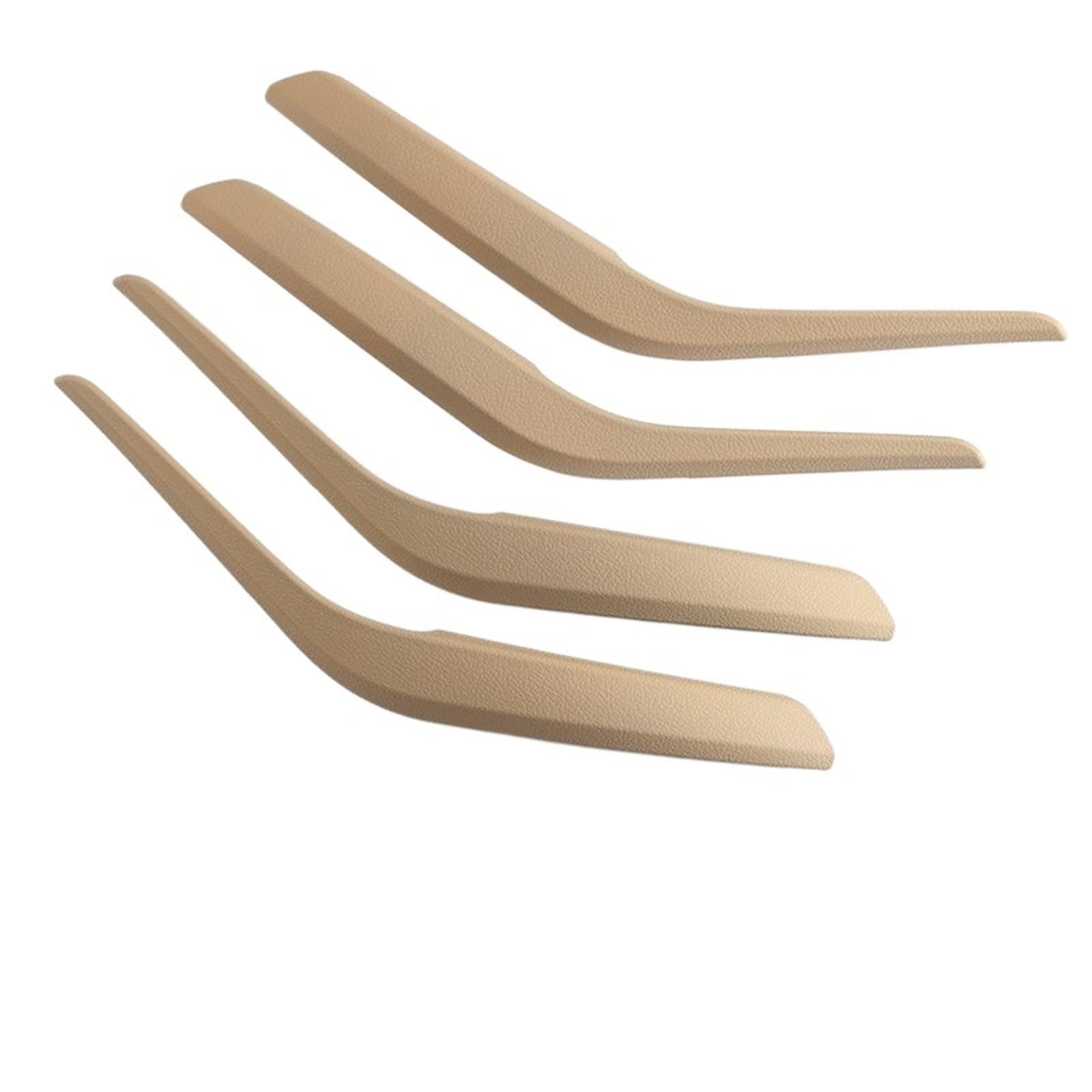 4PCS Set Car Interior Door Front Rear Left Right Pull Handle Outer Cover Trim Compatible For BMW X1 E84 2010-2016 Car Accessories(Beige-4pcs)