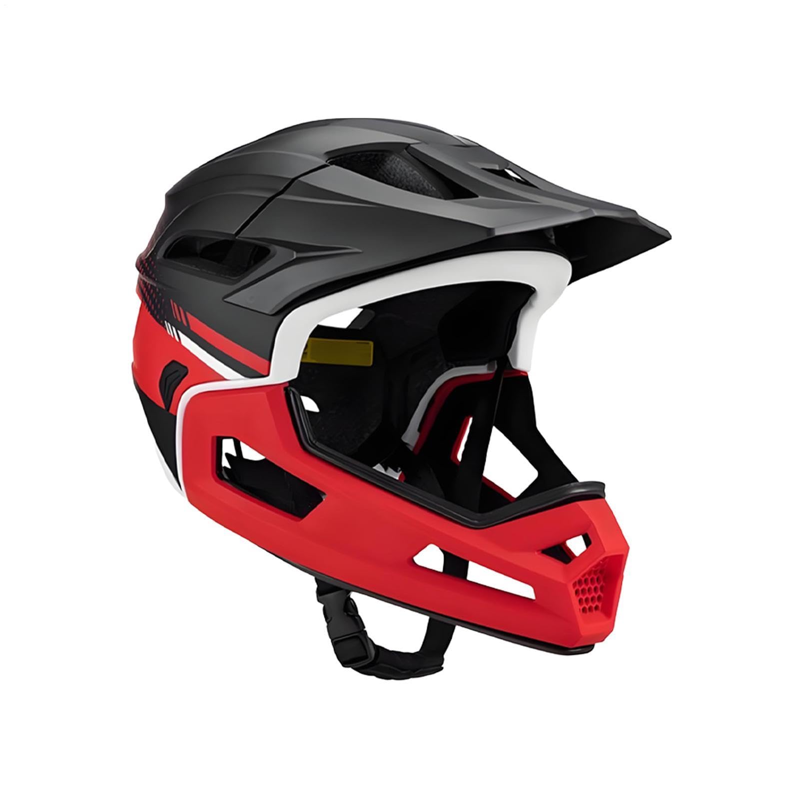 Casco Integrale per Mountain Bike Assorbimento Urti Ventilazione Regolabile | Fodera rimovibile, visiera casco da Copricapo Protettivo Da Ciclismo Per Uomini Principianti Professionisti