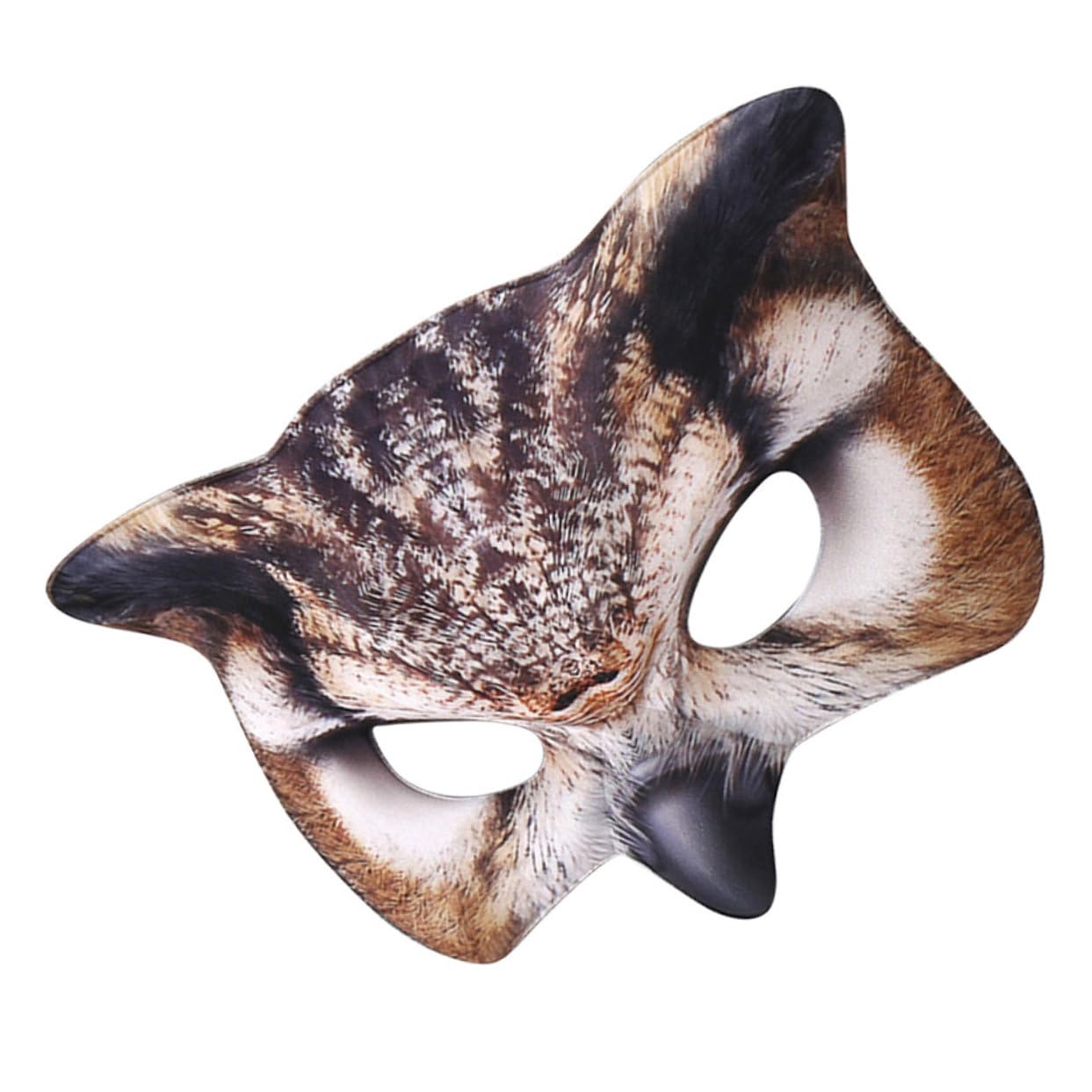 VICASKY Owl Masquerade Mask for Men Lightweight Half Face Costume Prop for Halloween Parties Masquerades Realistic Animal Design Comfortable Material for Fancy Dress Events