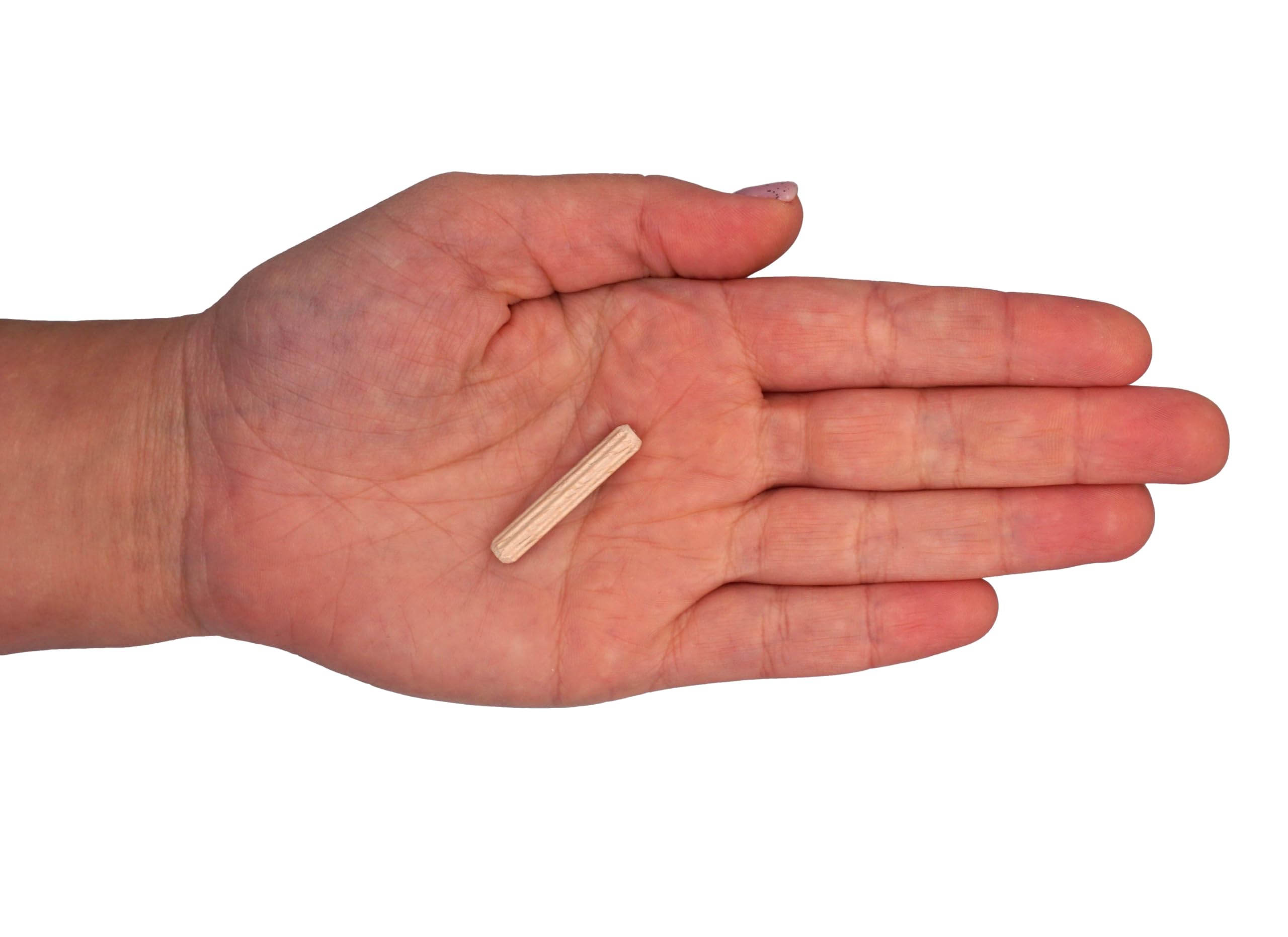 thumbnail: SKIR'CO Houten Pluggen 5x30mm - 100 Stuks Gegroefde Deuvels Voor Meubels
