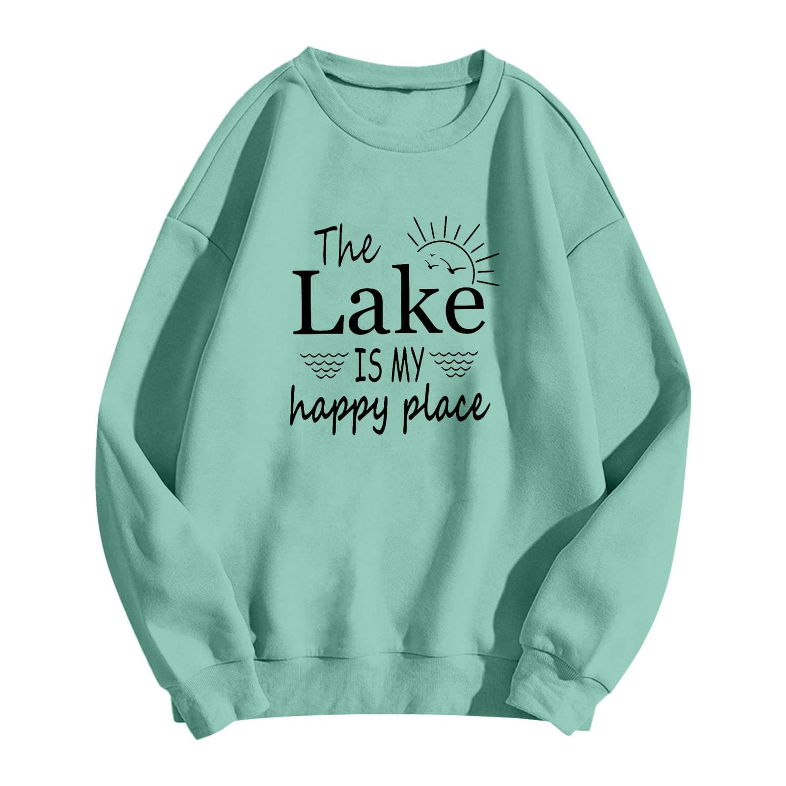 Sudadera con Capucha y Cuello Estampada de otoño/Invierno, Manga Larga, Estilo Casual, Suave y cómoda para Estar en casa, Mujer, Bolsillo Canguro, Varios Estampados