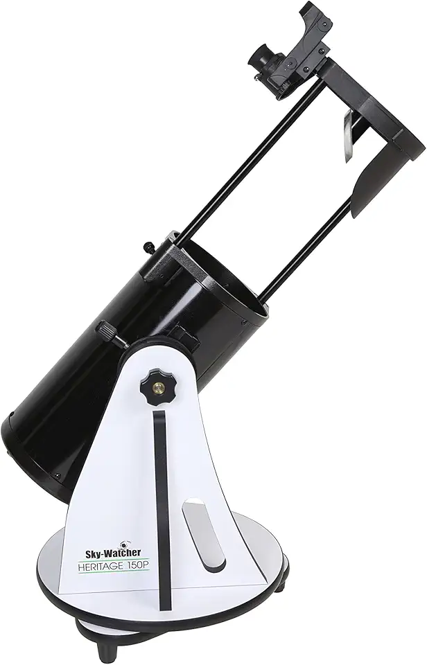Telescópio Dobsonian de mesa Sky-Watcher Heritage 150 – Perfeito para iniciantes, fácil configuração, portátil e divertido (S11710)