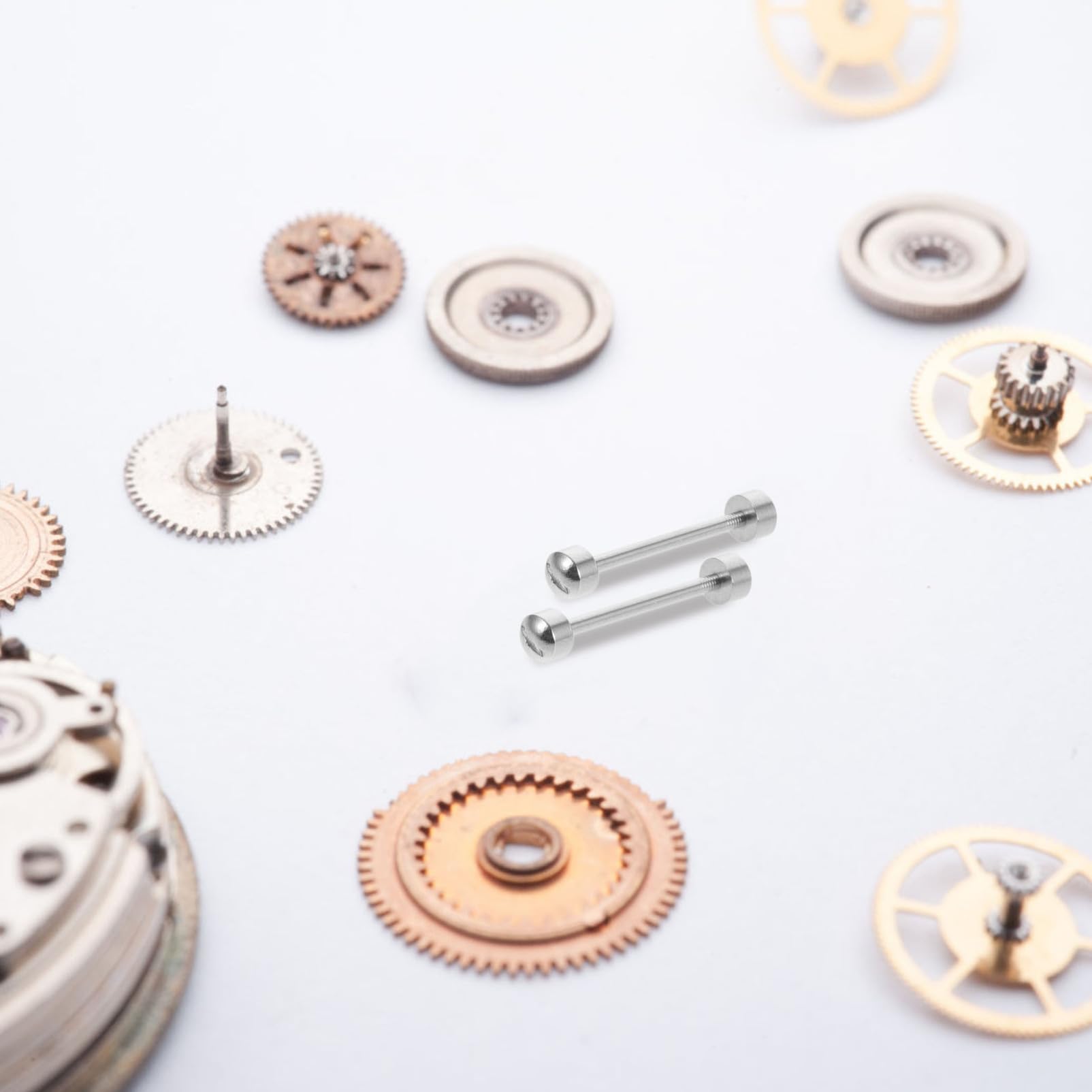 minkissy Mira la Barra de conexión relojeria relojero Llave Reparar cañas Tubo de Tornillo de Correa de Reloj Varilla de conexión de la Correa de Reloj Rose