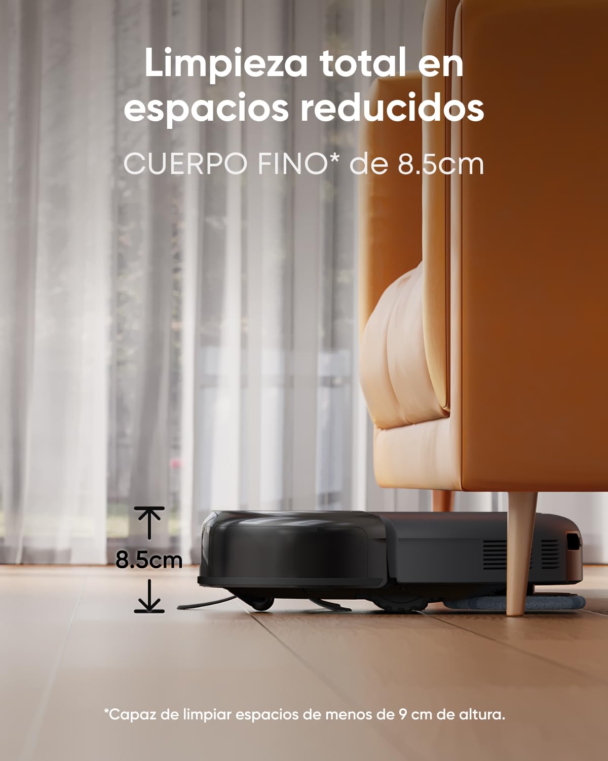 eufy C20 Omni Robot Aspirador y fregasuelos, Estación Todo en Uno | Vaciado automático, lavado y secado de mopa, limpieza manos libres, succión de 7.000 Pa