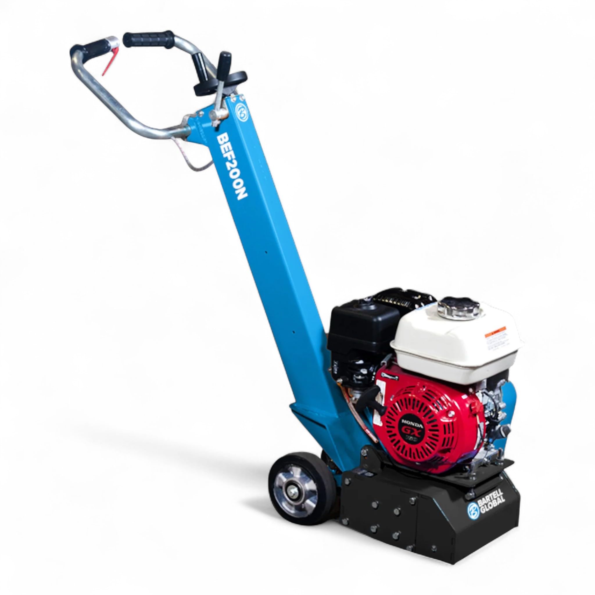 HOC BARTELL BEF200N SPE CONCRETE SCARIFIER COMPATIBLE WITH HONDA GX160 - ASSEMBLED IN NORTH AMERICA! (BEF200N - 4(A) + Friction Cage With B-2 Cutters 6.50" (16.5Cm) Path)