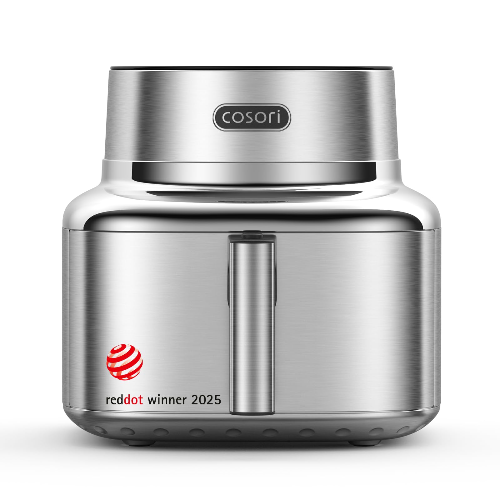 COSORI Airfryer | Iconic Single | 96% Metall | Keramikbeschichtung ohne PFas und BPA | 7-in-1 6,2L Heißluftfritteuse | 61% energiesparend | 50+ Rezepte | spülmaschinenfest | silber | SE601S