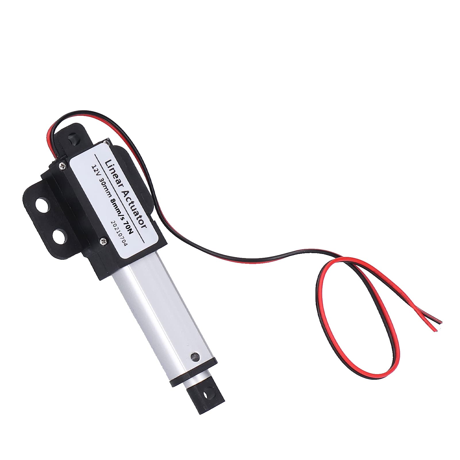 Mini Actionneur Linéaire électrique, Actionneur Linéaire Micro 12 V CC, avec Course de 30 Mm, Actionneur à Petit Mouvement pour Pales de Ventilateur, Armoires, Ouvre-fenêtre