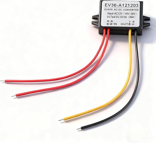 Convertidor descendente CA 10-28v a CC 12v, módulo convertidor de CA a CC, 3a 5a convertidor reductor módulo de fuente de alimentación (3A)