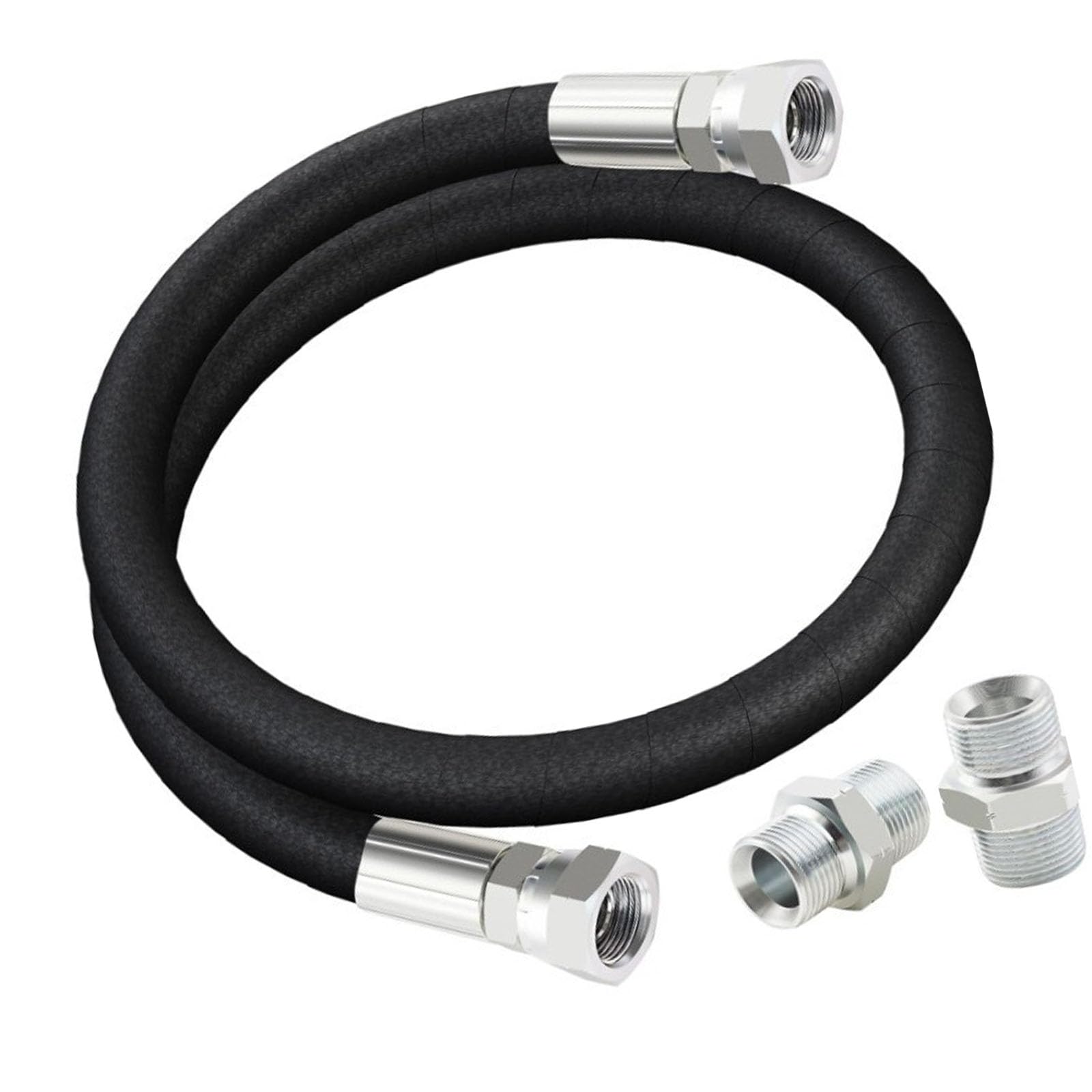 Beimus Men's 48Inch Upgrades 1/2 Inch Industrial Air Compressor Hose Strong Rubber Construction Withstands 2318 For Air Compressors Manufacturing Plant Hose
