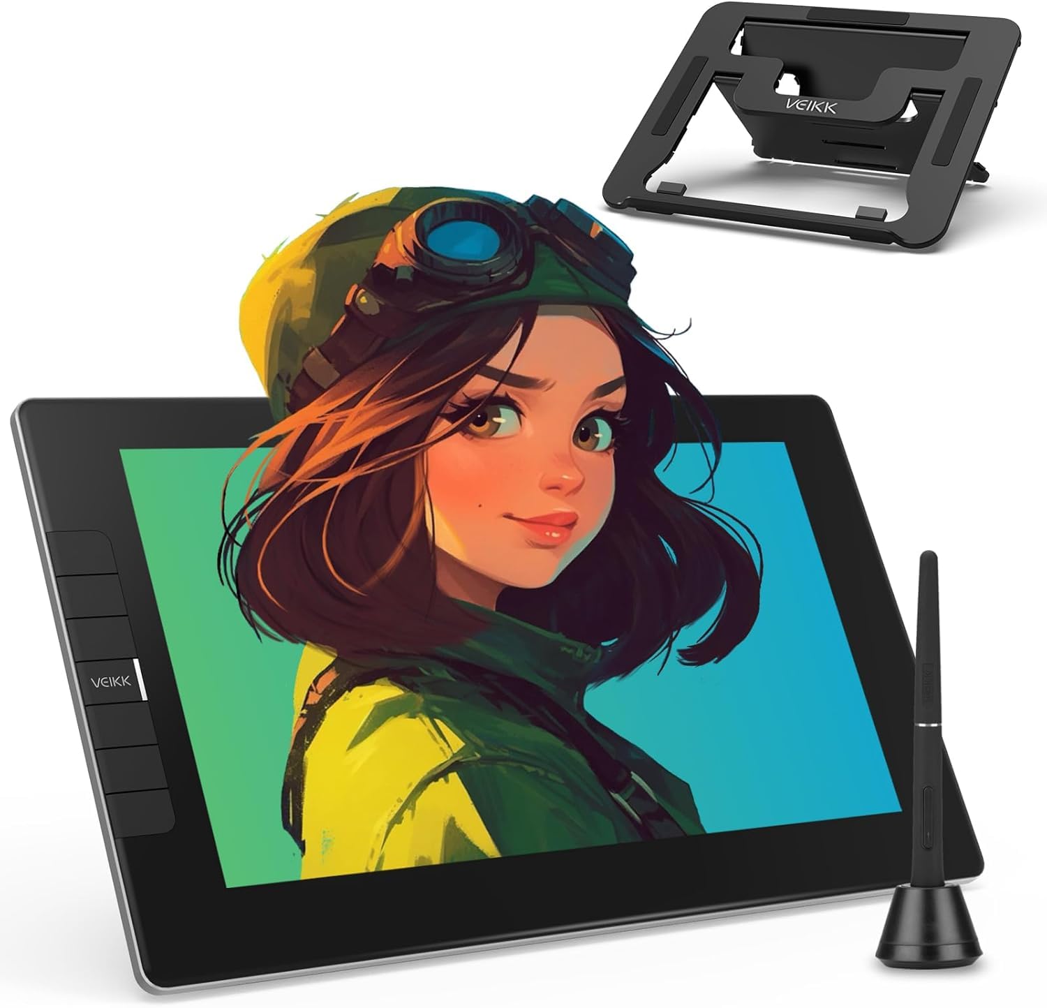 VEIKK vk-1200 ペンタブ Amazon.com: VEIKK VK1200 V3 Drawing Tablet with Screen, 11.6