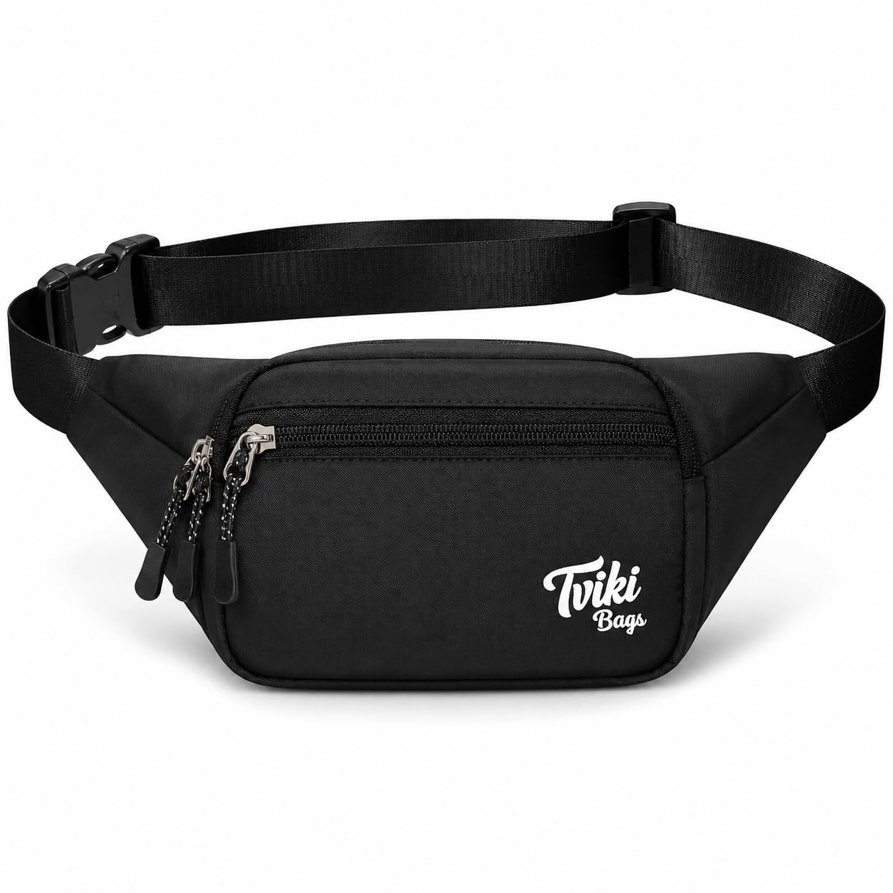 Tviki Bags - Fanny Pack/Waist Bag for Man/Waist Bag for Woman - Polyester Water Resistant Belt Bag with 10 Pockets, Adjustable Strap 32 to 46 inches for Daily Use-image-1