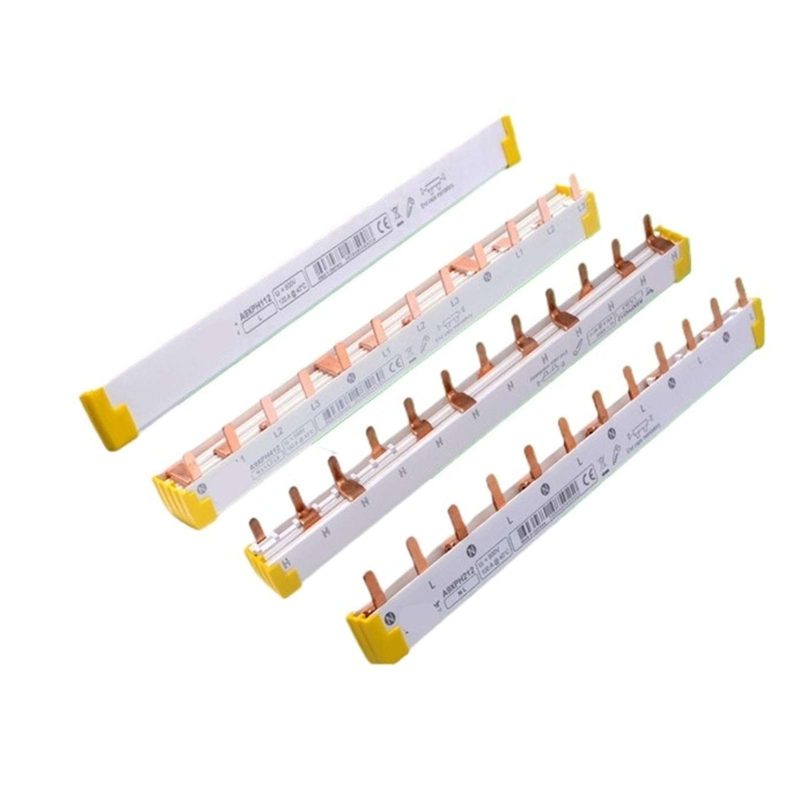 Interruptor automático de aire de barra colectora 2p conectado a terminal 1p+n, conexión de 12 bits y 24 bits, barra colectora de cobre(A9XPC624/A9HLD624-1P+N)