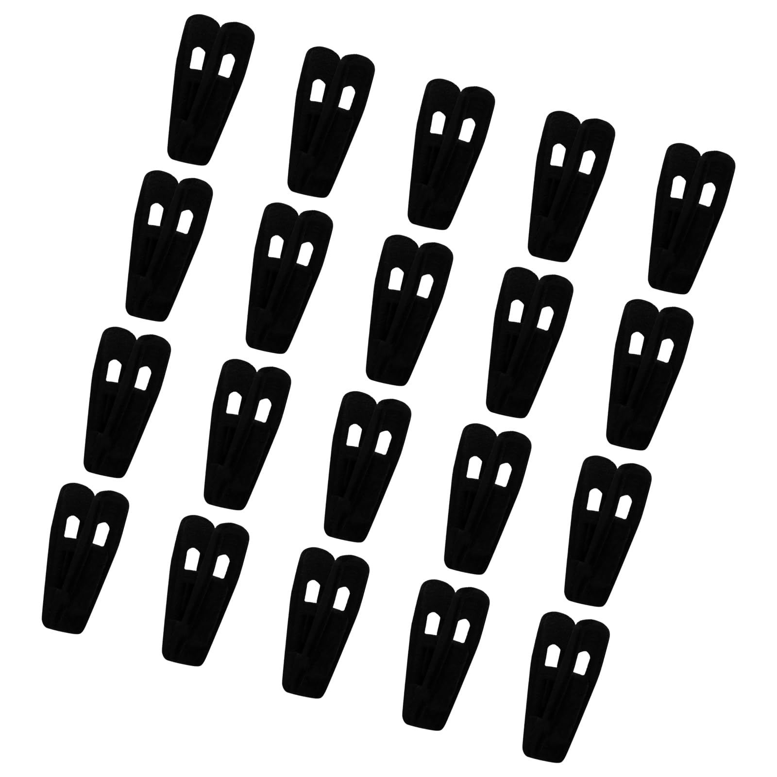 Tsophreniq 20pcs MultiPurpose Flocking Fasteners Sewing Tasks Home Use Organizing Clothing Assemblies Home Organization Clamps
