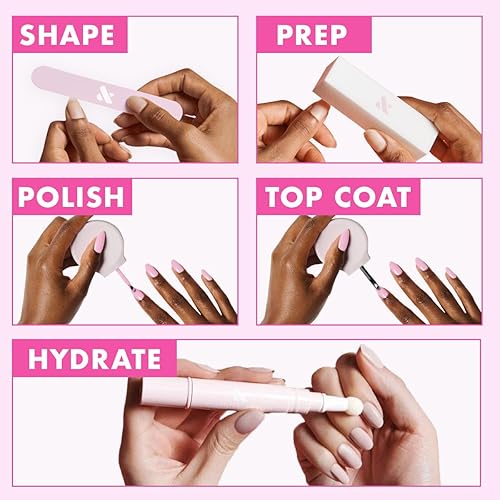 Miniatura 7 de Olive & June - Esmalte de uñas de larga duración, acabado similar al gel, no necesita lámpara, dura hasta 10 días, sin 15 ingredientes nocivos,