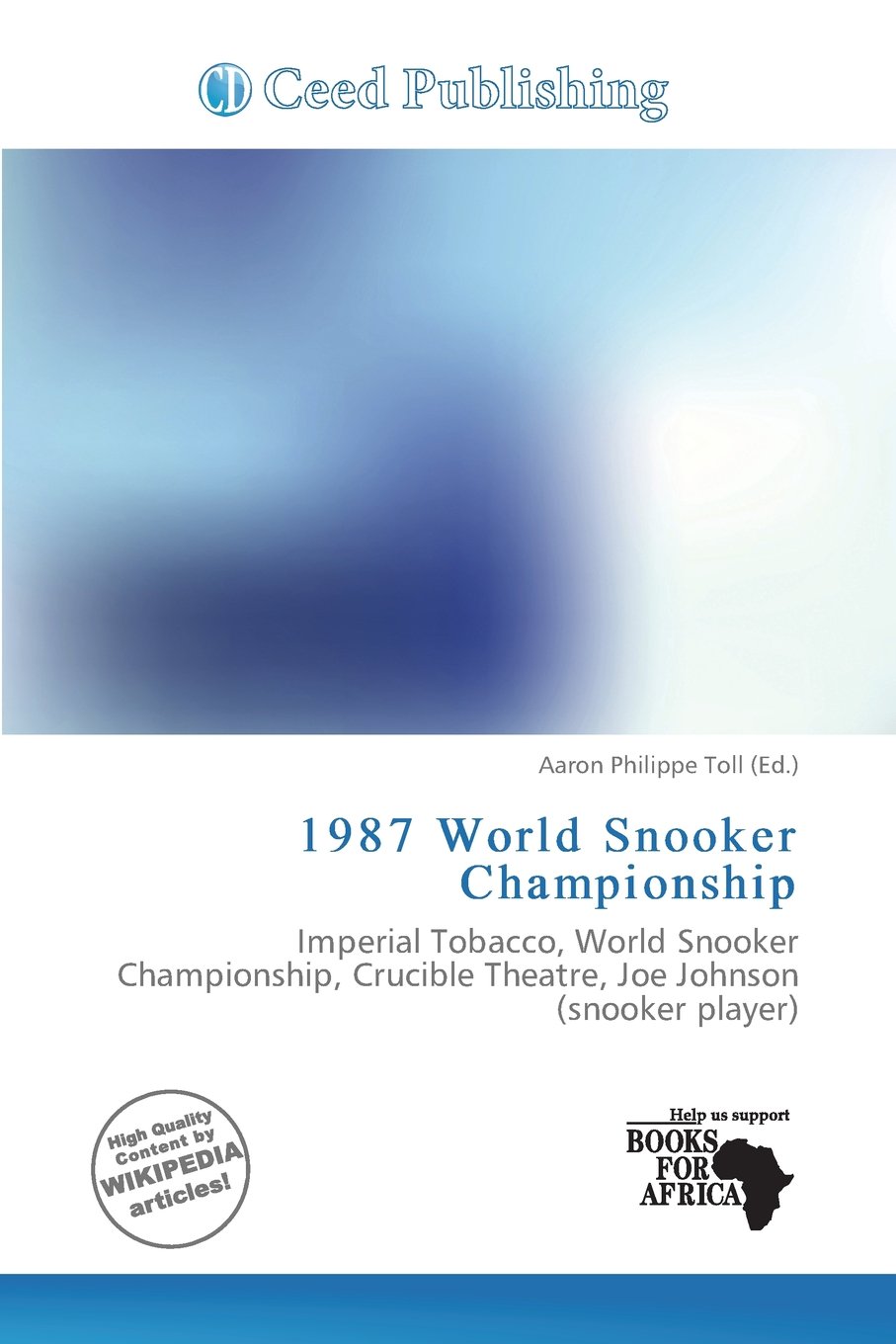 1987 World Snooker Championship: Imperial Tobacco, World Snooker Championship, Crucible Theatre, Joe Johnson (snooker player)