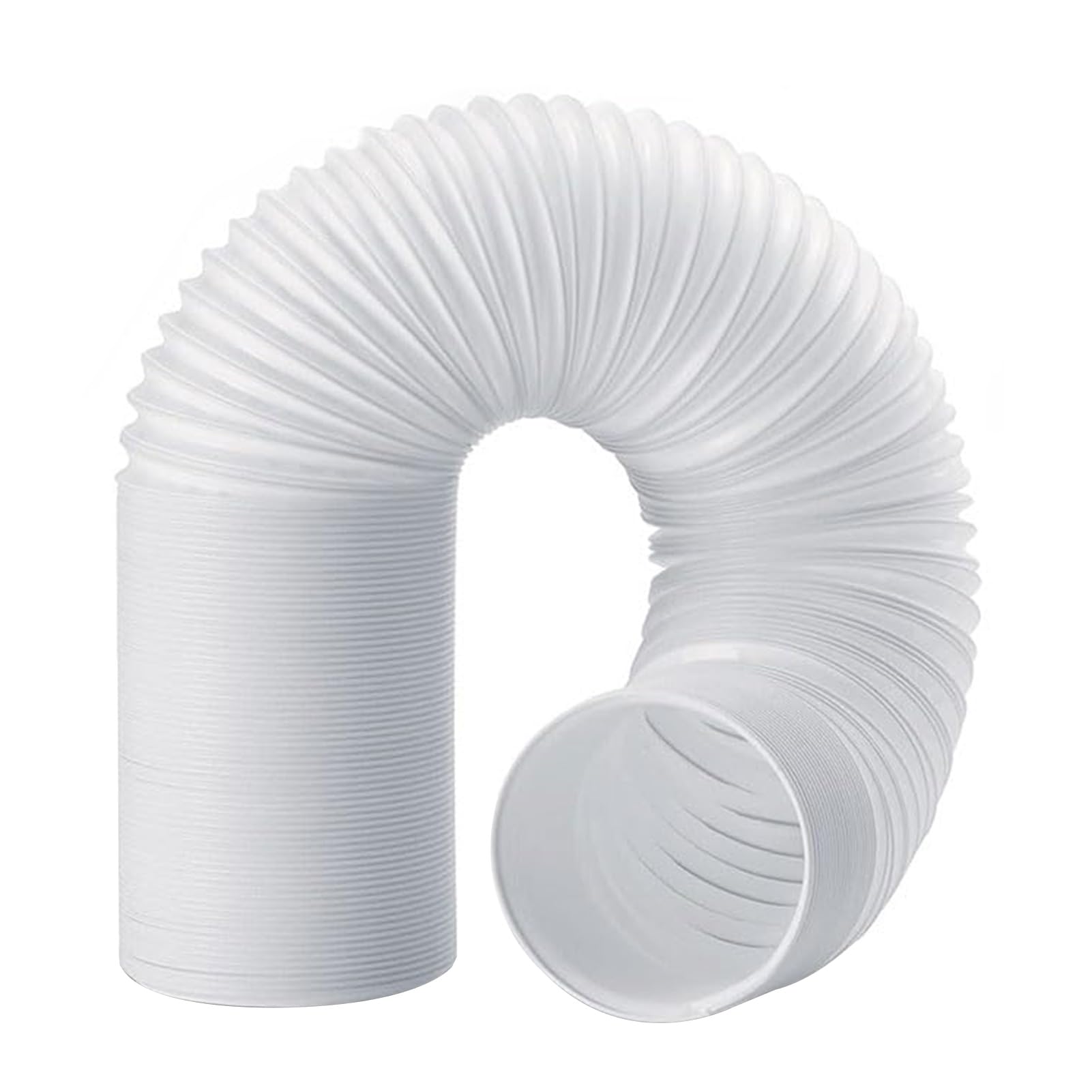 Mkkm White Pvc Ventilation Air Ducting ，Portable Air Conditioner Exhaust Hose, 15Cm X 1.5M, Universal Counter Clockwise Thread,