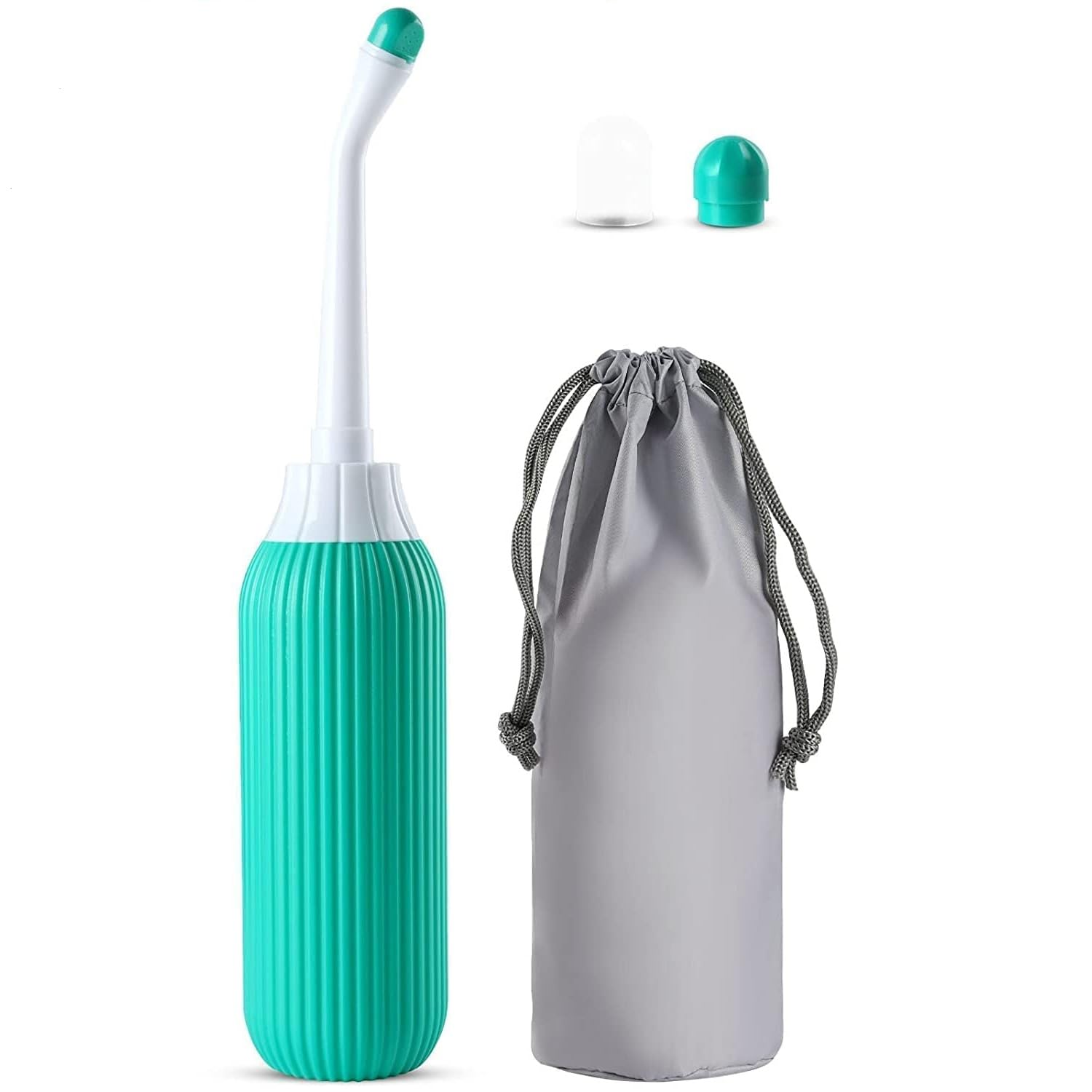 ARLICORPING 500ML Plastic Retractable Handheld Bidet Portable of Antislip, Bidet Angled Nozzle Spray with Travel Bag (Green) (B0CCXVD689) Amazon Price History, Amazon Price Tracker