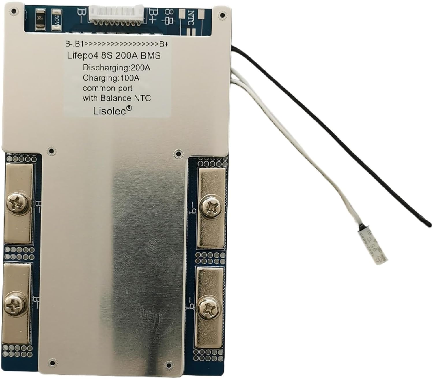 BMS 8S 24V LiFePO4 100A 200A NTC Protection Board 15A~150A for 24V Lithium Iron Phosphate Battery Solar Storage Off-grid System(200A Common Port NTC)