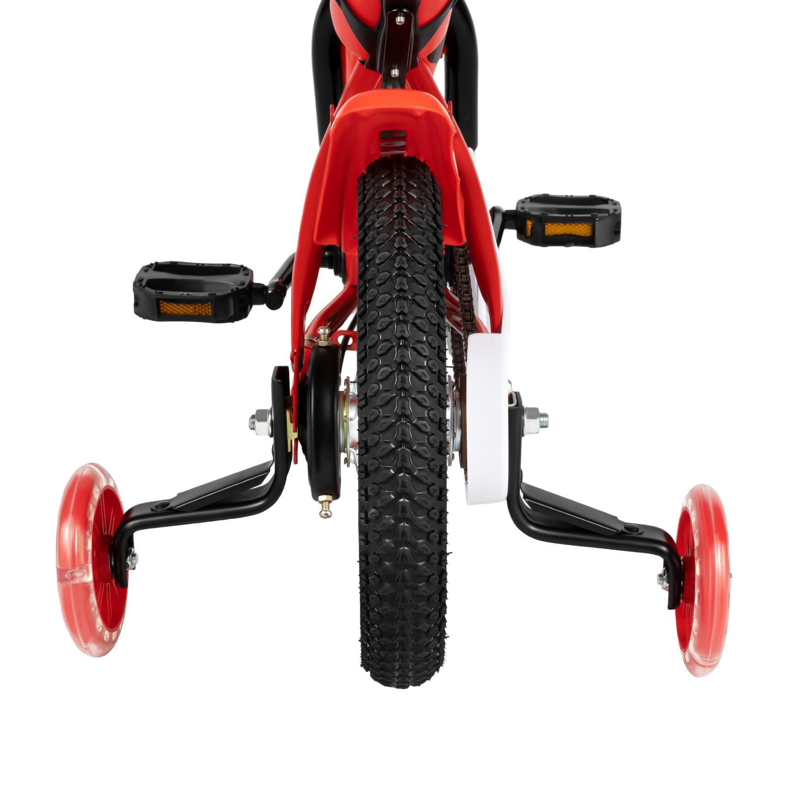Vélo pour enfant de 12 pouces, réglable en hauteur de 2 à 5 ans, vélo d'entraînement pour fille et garçon, avec roues stabilisatrices, panier, bouteille d'eau, gobelet pour la formation