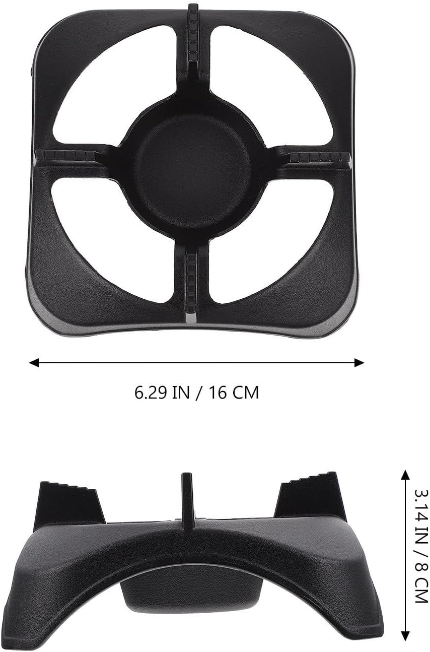 Universal Alloy Pot Seat for Dry Pot and Hot Tea, Black