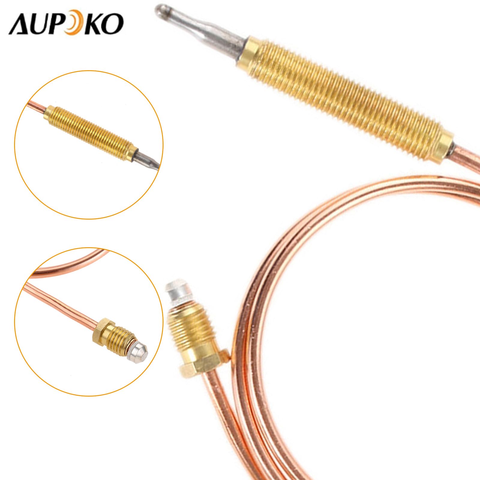 Aupoko Niederdruck LPG Propangas Kamin Feuergrube Flammenfehler Sicherheitssteuerventil Kit mit Zünder Montage Feuergrube Zünder, Druckknopf Zündung Kit für Gasgrill, Heizung, Feuergrube