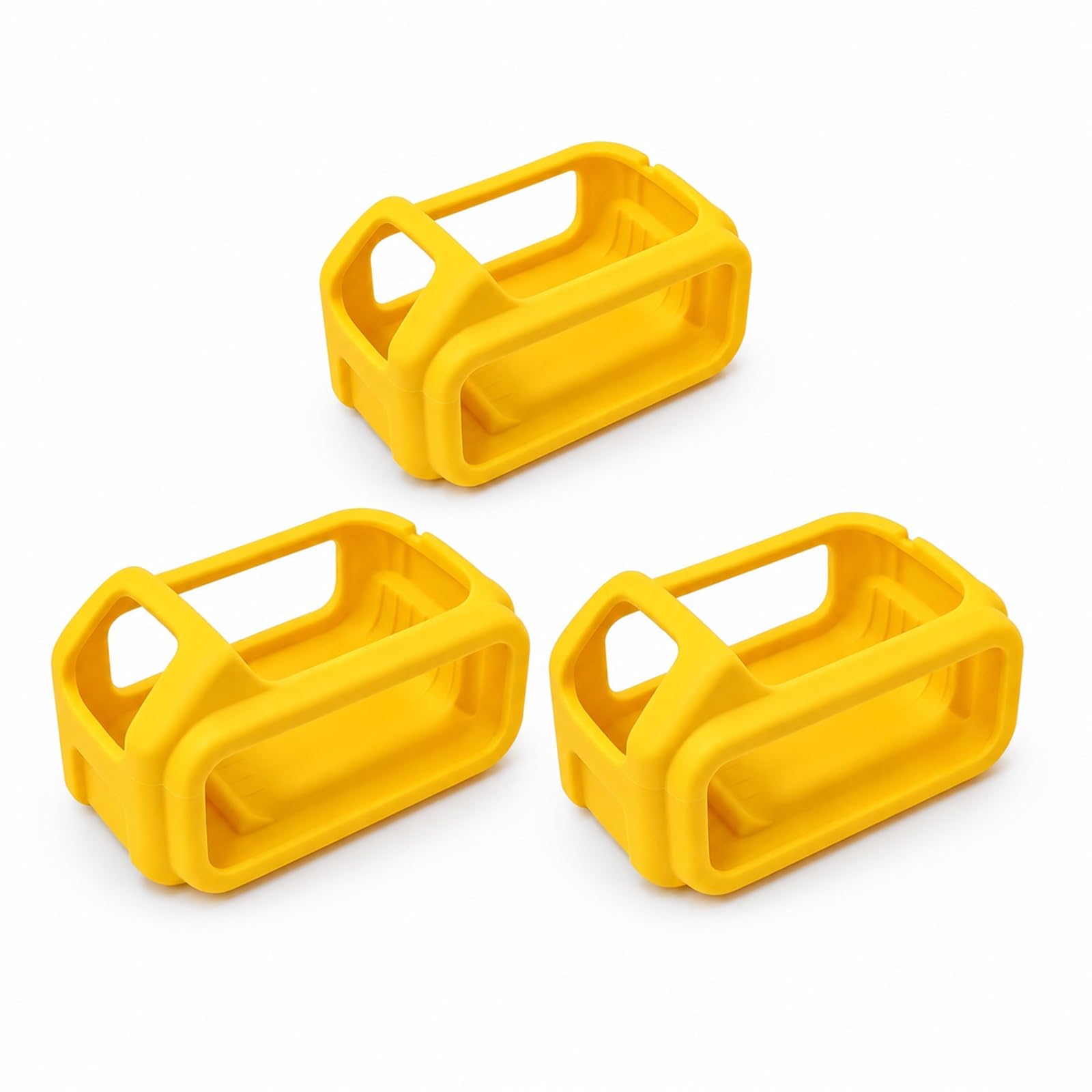 Oxlfoas 3PCS Silicone Protective Cover Case, Fit for DeWalt 20V 3.0Ah 4.0Ah 5.0Ah Battery (Battery Not Included)