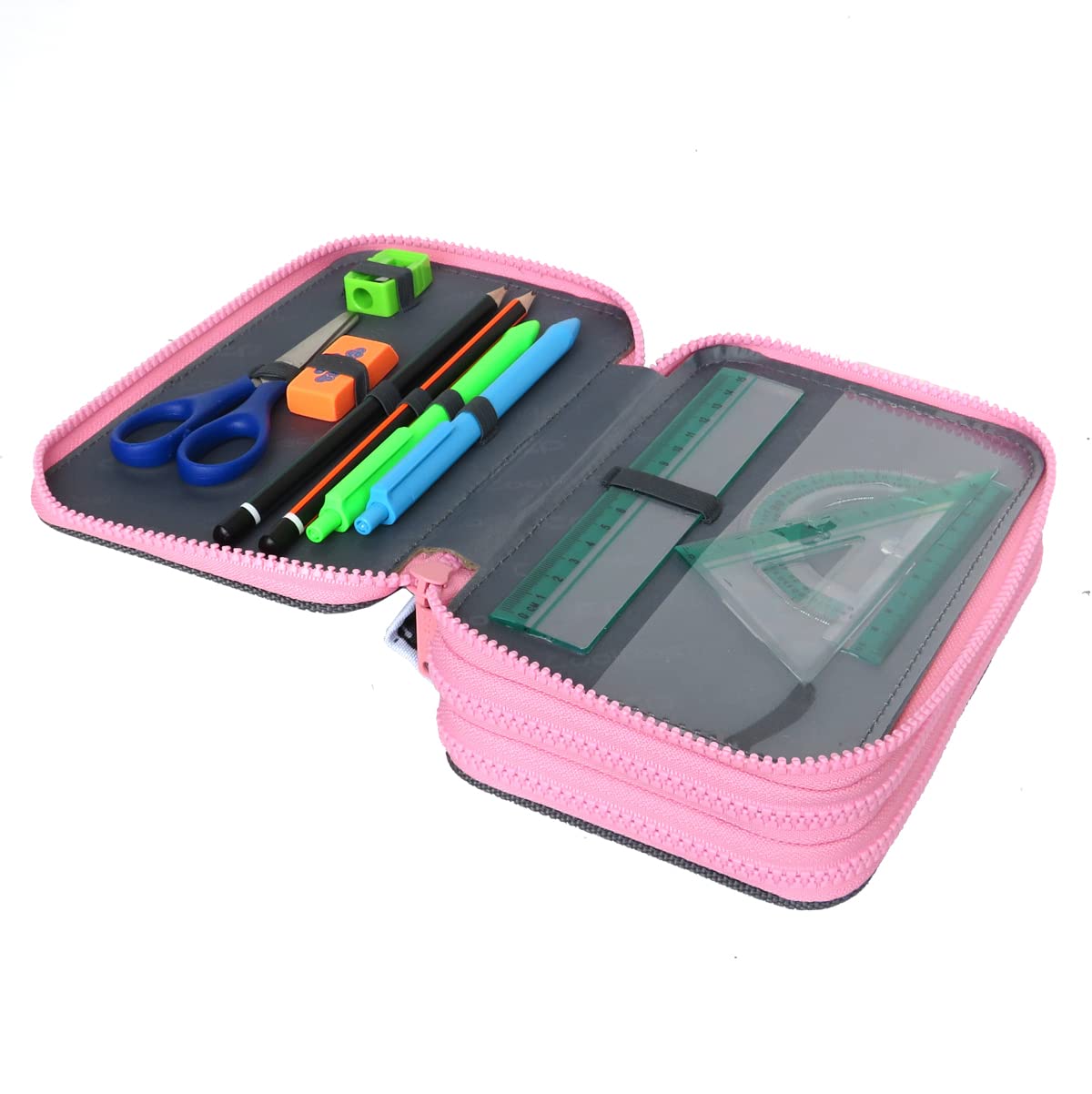 CoolPack XXL Pencil Case 3-Compartment School Pencil Case Triple
