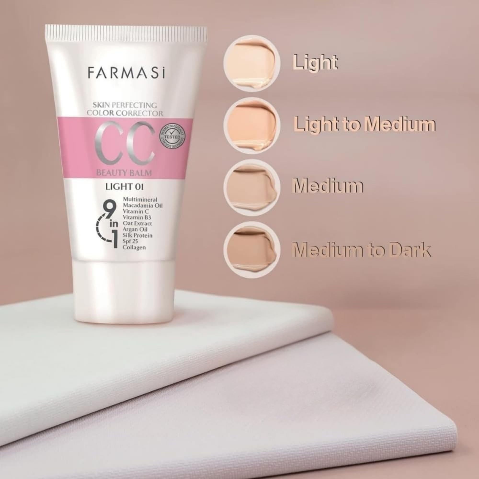 Farmasi CC Krem 50 ml, Açık No: 01