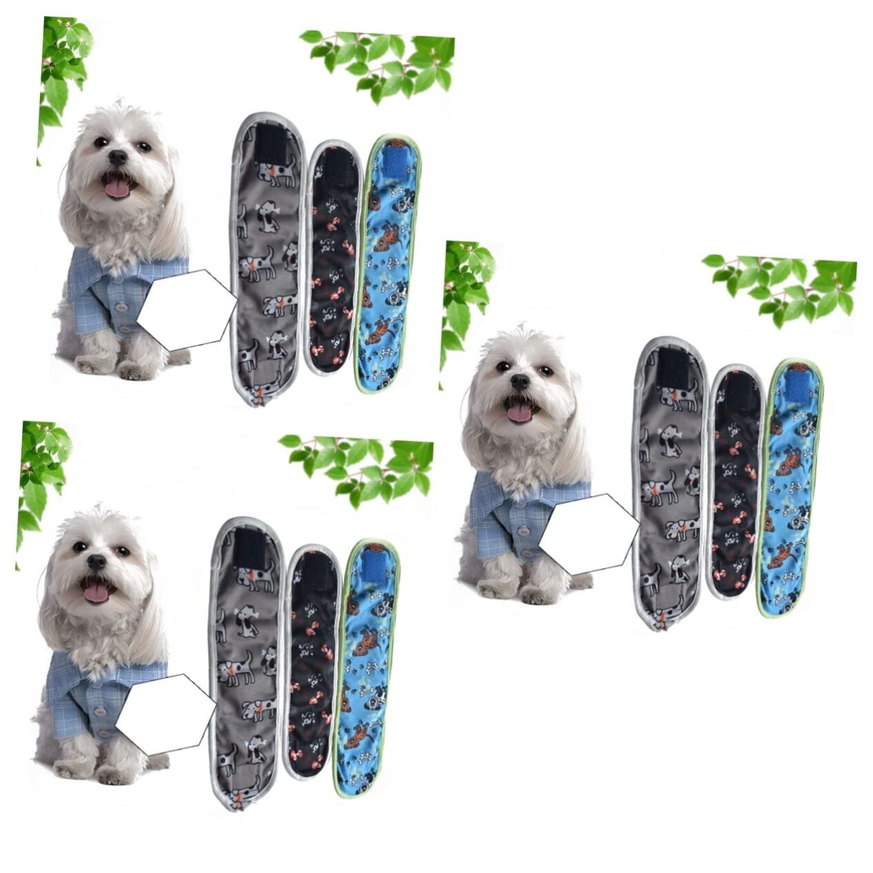 Mipcase 9stücke Teiliges Aus Wiederverwendbaren Hundehöschen Und Bauchbändern Für Kleine Rüden Atmungsaktives Baumwollmaterial Waschbar Und Komfortabel Für Zuhause Und Unterwegs