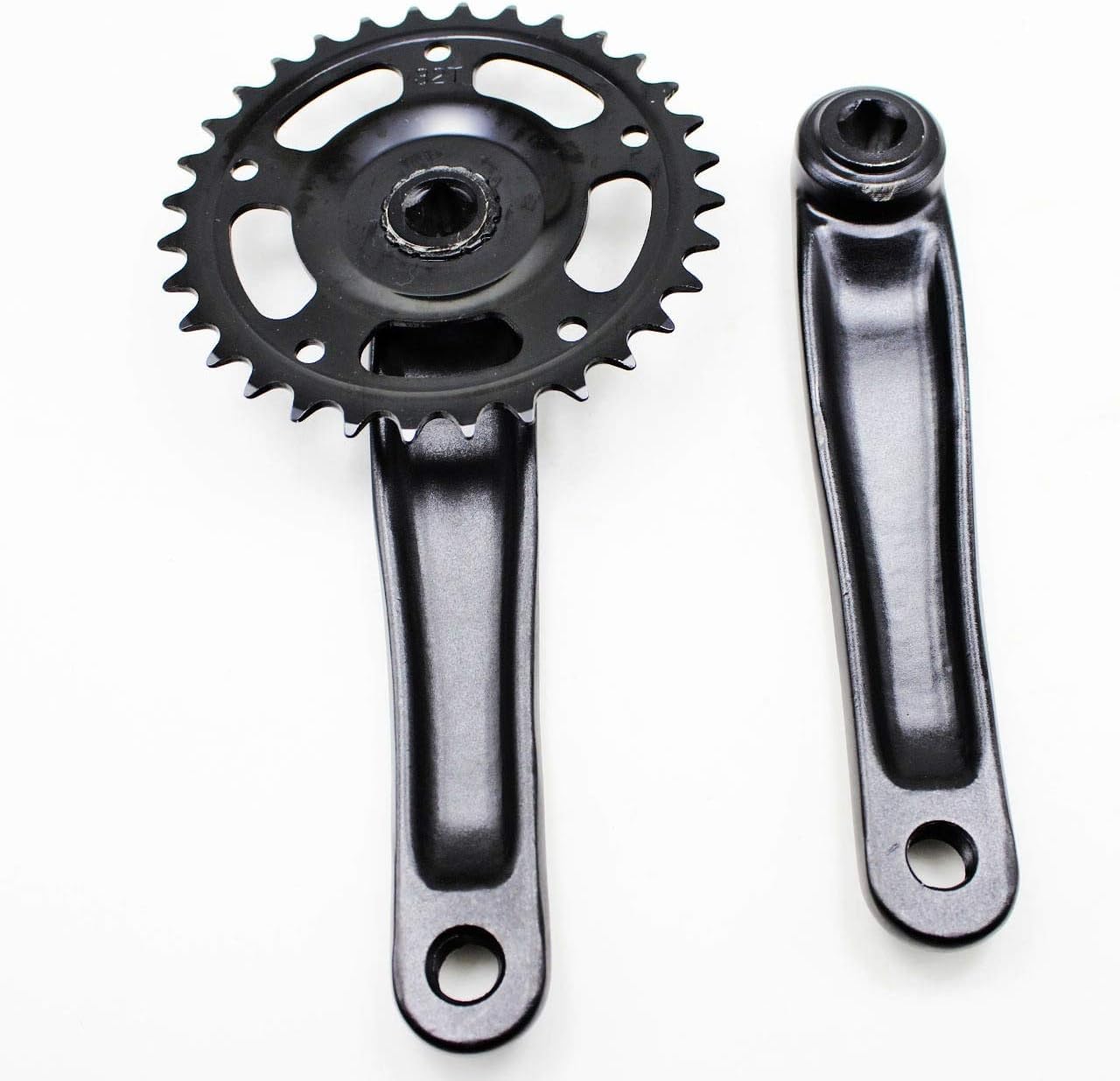 Opfdfhdfh 32T Crankset, Mtb Bike Crank Set Single Speed Tooth Plate Sprocket