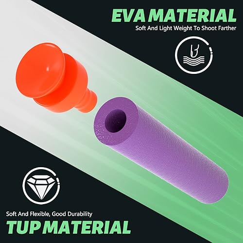 Miniatura 9 de TORMEN Dardos estándar de repuesto, compatibles con pistolas de juguete Nerf Elite Series Blasters