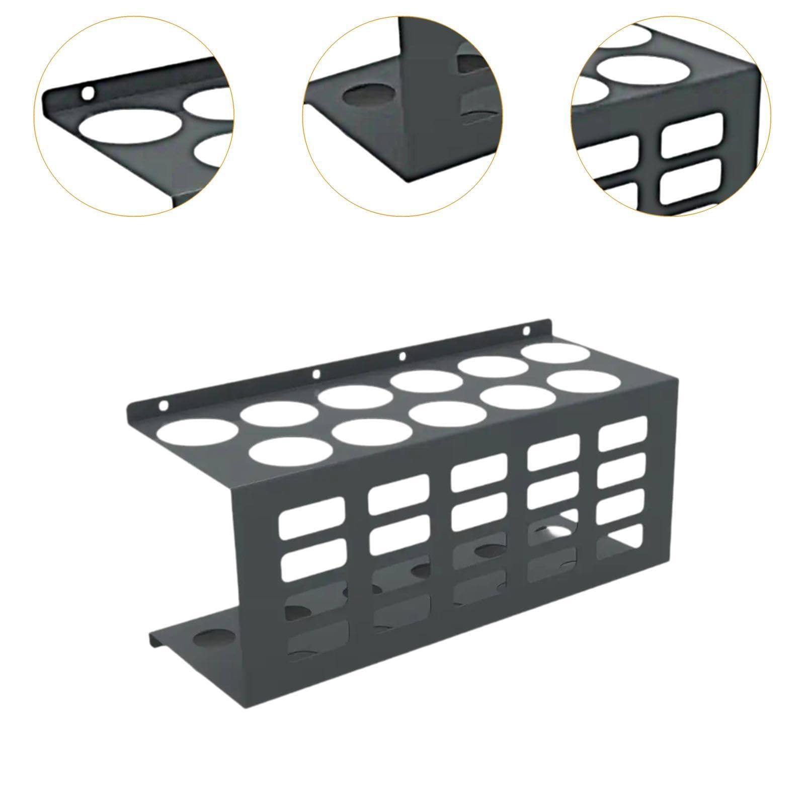 Support Mural Robuste pour Tubes de Mastic, Organisateur D'outils, étagère Métallique pour Mastic