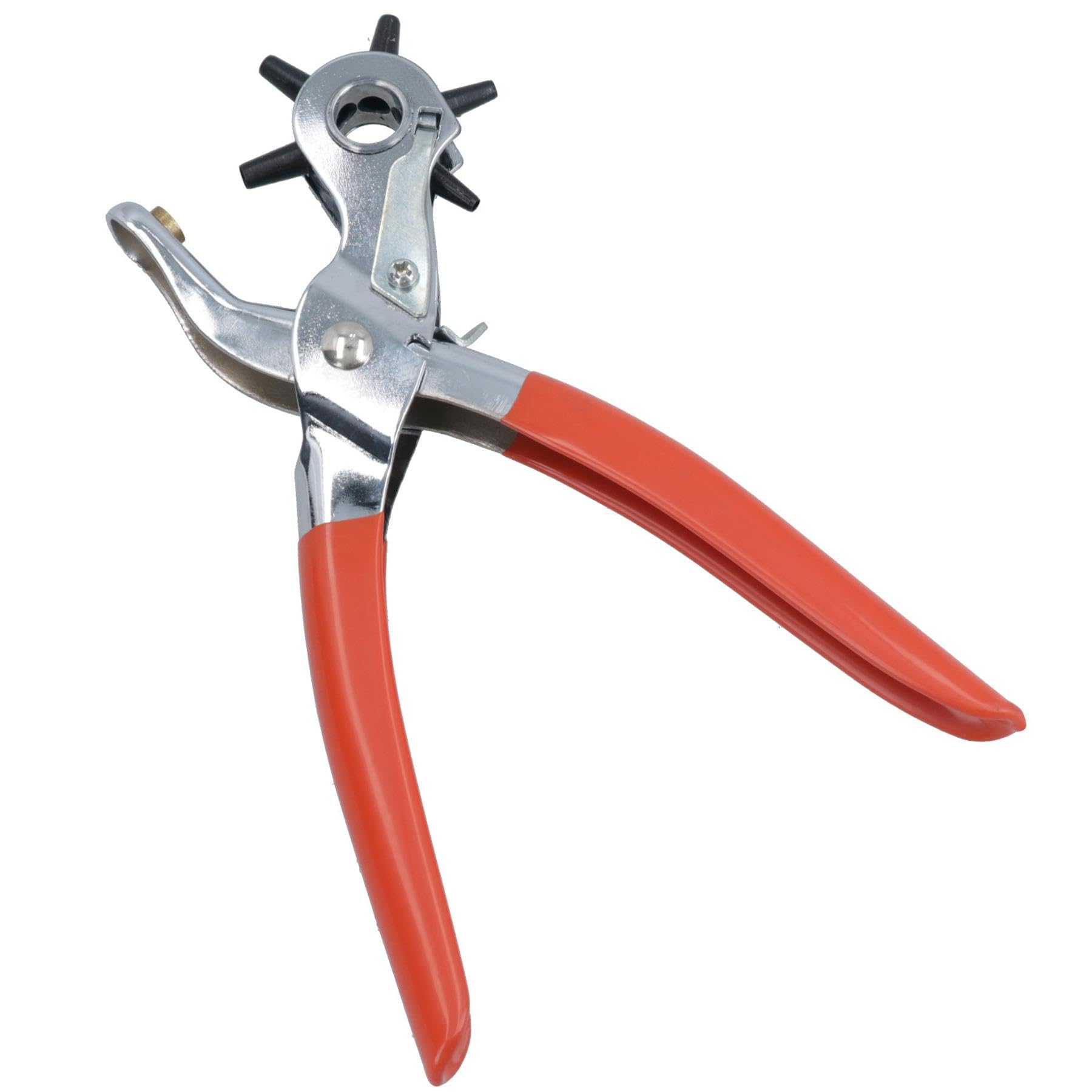 Ab Tools Revolving Leather Card Plastics Punch Pliers Round Hole Marker Belt 2Mm - 4.5Mm