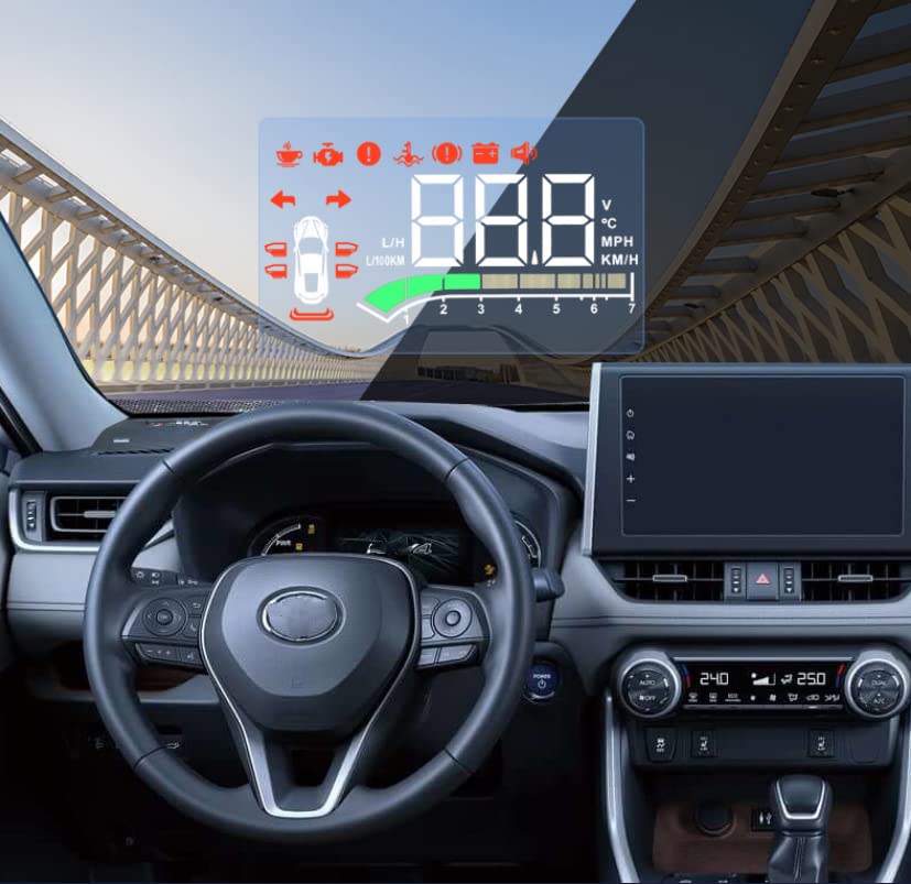 for Toyota RAV4 2019-2023 LHD Head Up Display HUD 1pcs Car Accessories(Not fit for Prime Version)