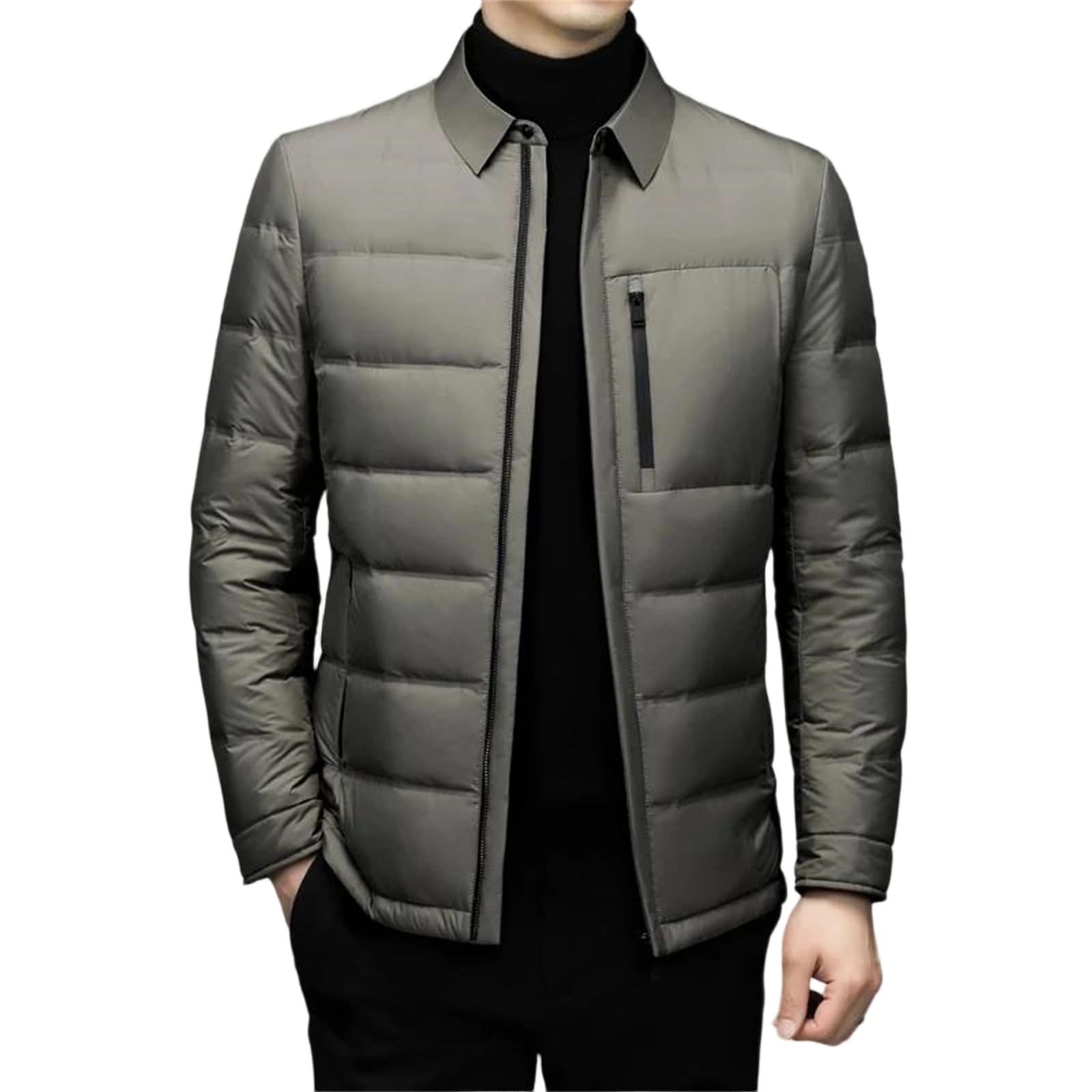 Manteau en duvet chaud style business casual pour homme