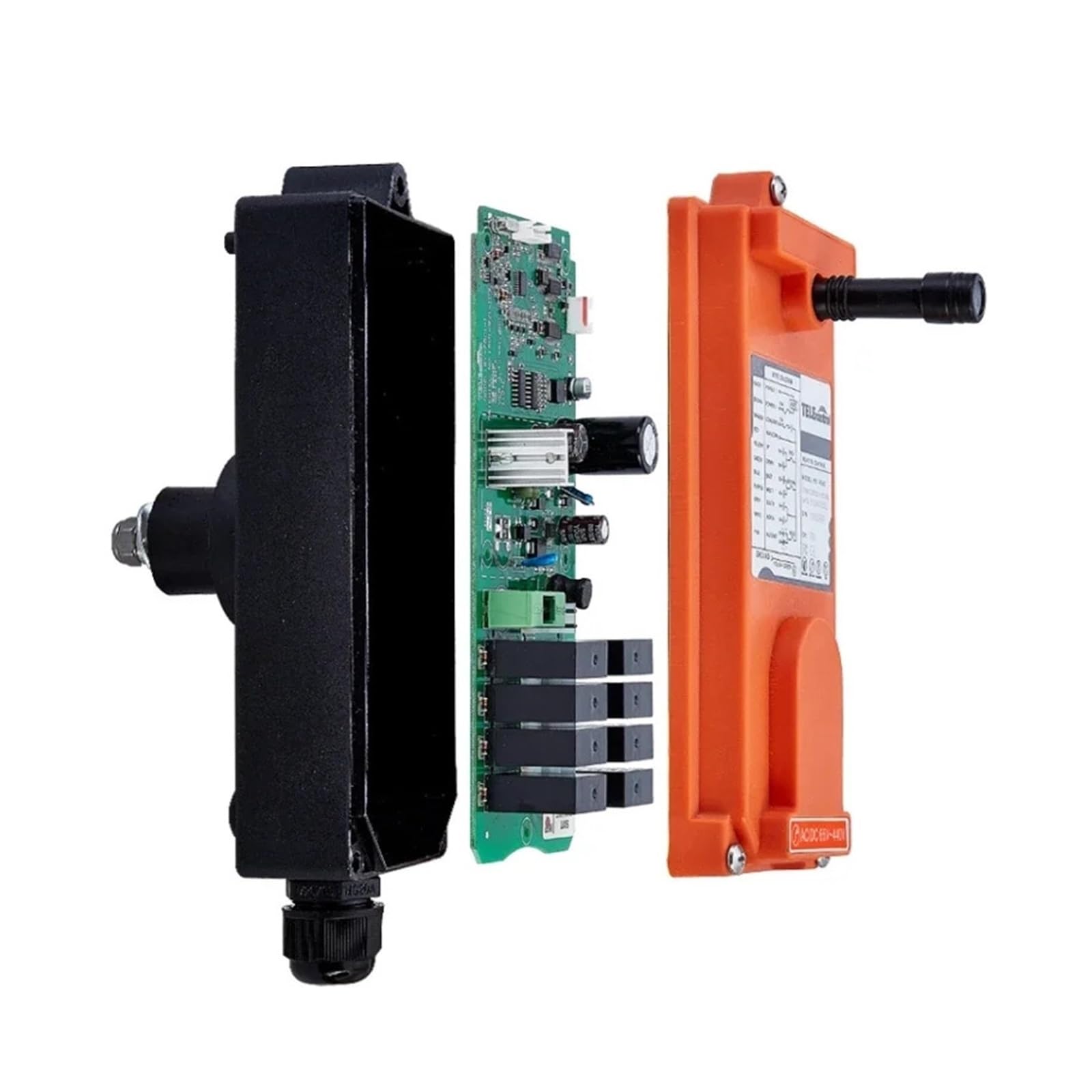 Control Remoto de grúa F21-4S 2TX 1RX Control Remoto de Radio de grúa for Arriba/Abajo e Izquierda/Derecha(100 to 440V)