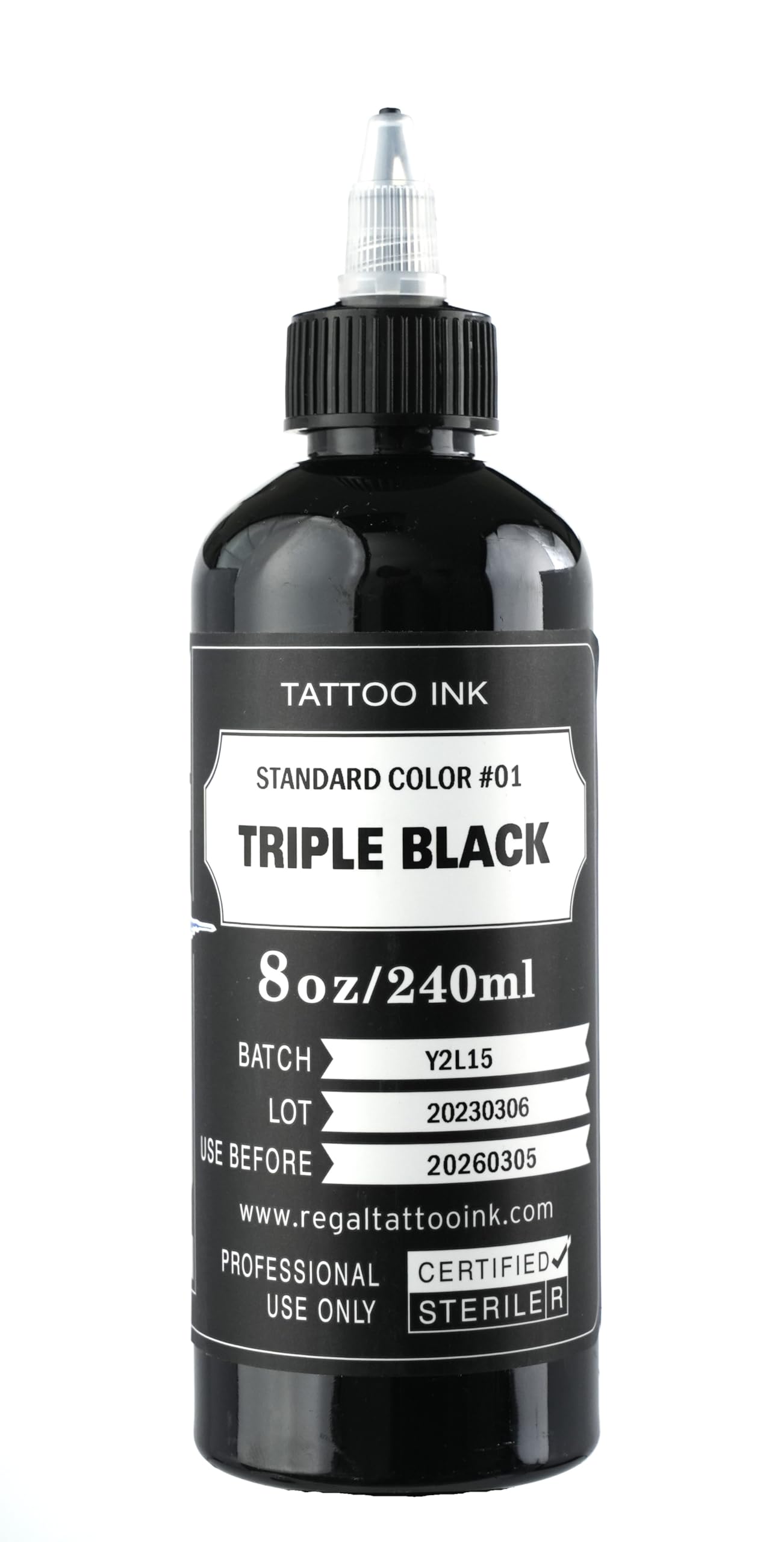 Regal Tattoo Ink (Triple Black 8oz)