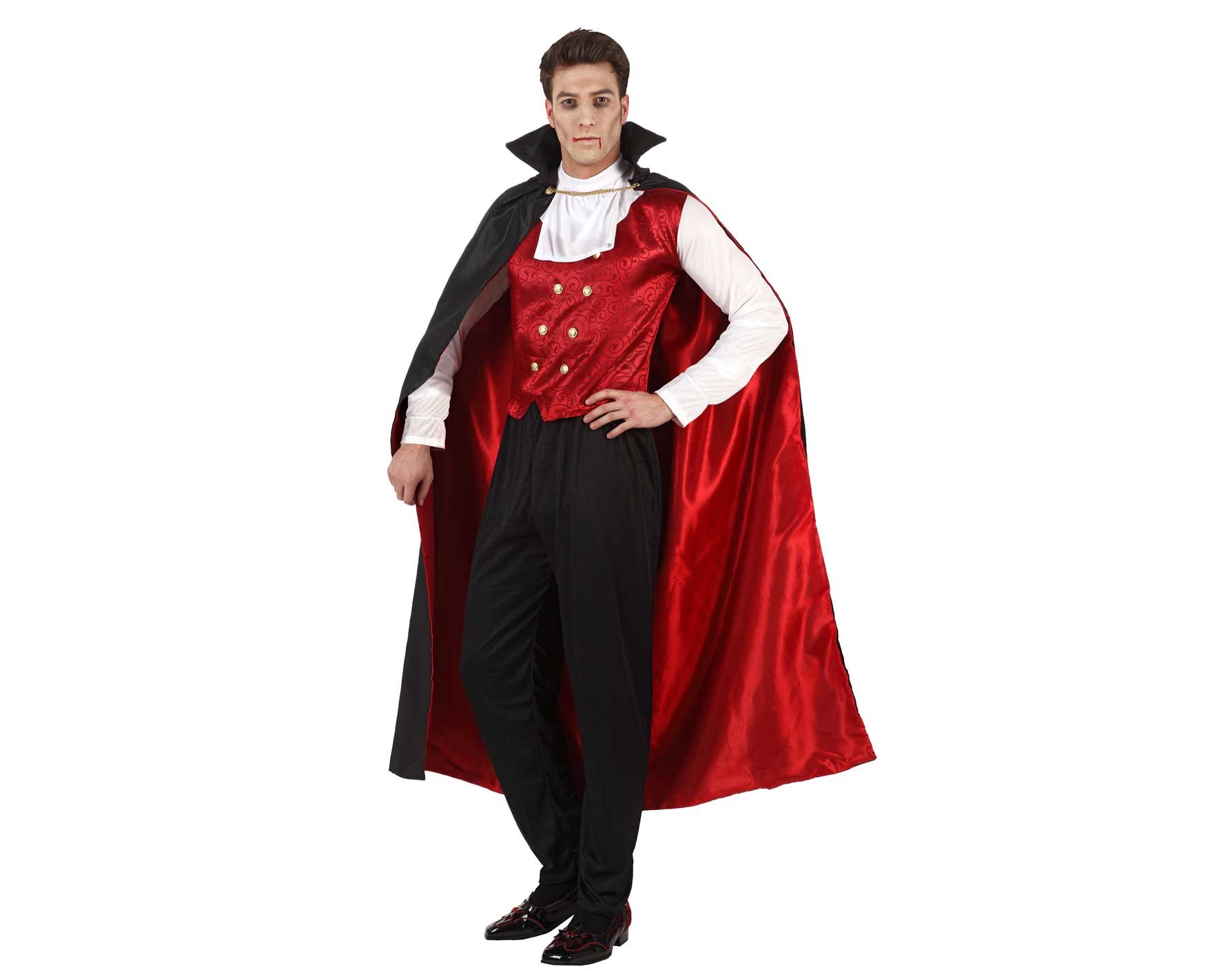 Atosa Vampire Costume Men's Adult Long Cape XXL