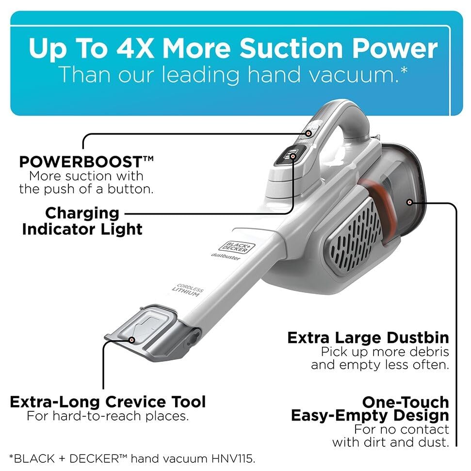BLACK+DECKER AdvancedClean+ Extended Runtime Vacuum