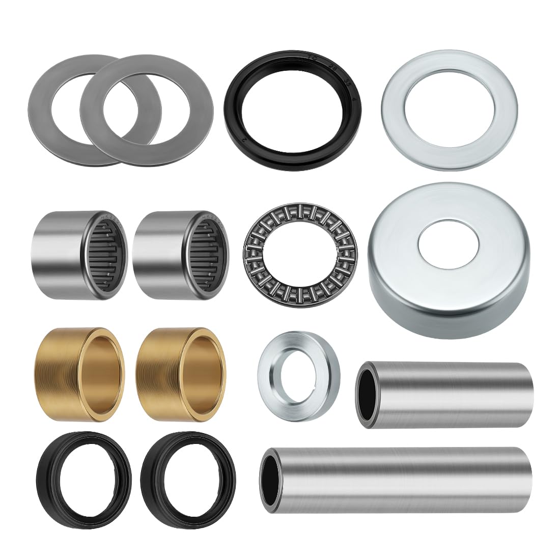 Kit de reparación de rodamientos de brazo oscilante y sellos para Yama-ha Raptor 660R YFM660R 2001-2005 5LP-22184-00-00 5LP-22123-00-00
