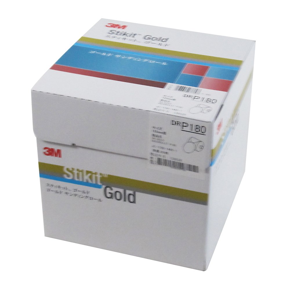 寺田　超特価　3Mスティキッド　ゴールド4箱セット Amazon.co.jp: 3M スティキットゴールドディスクロール DRGOL125 P180