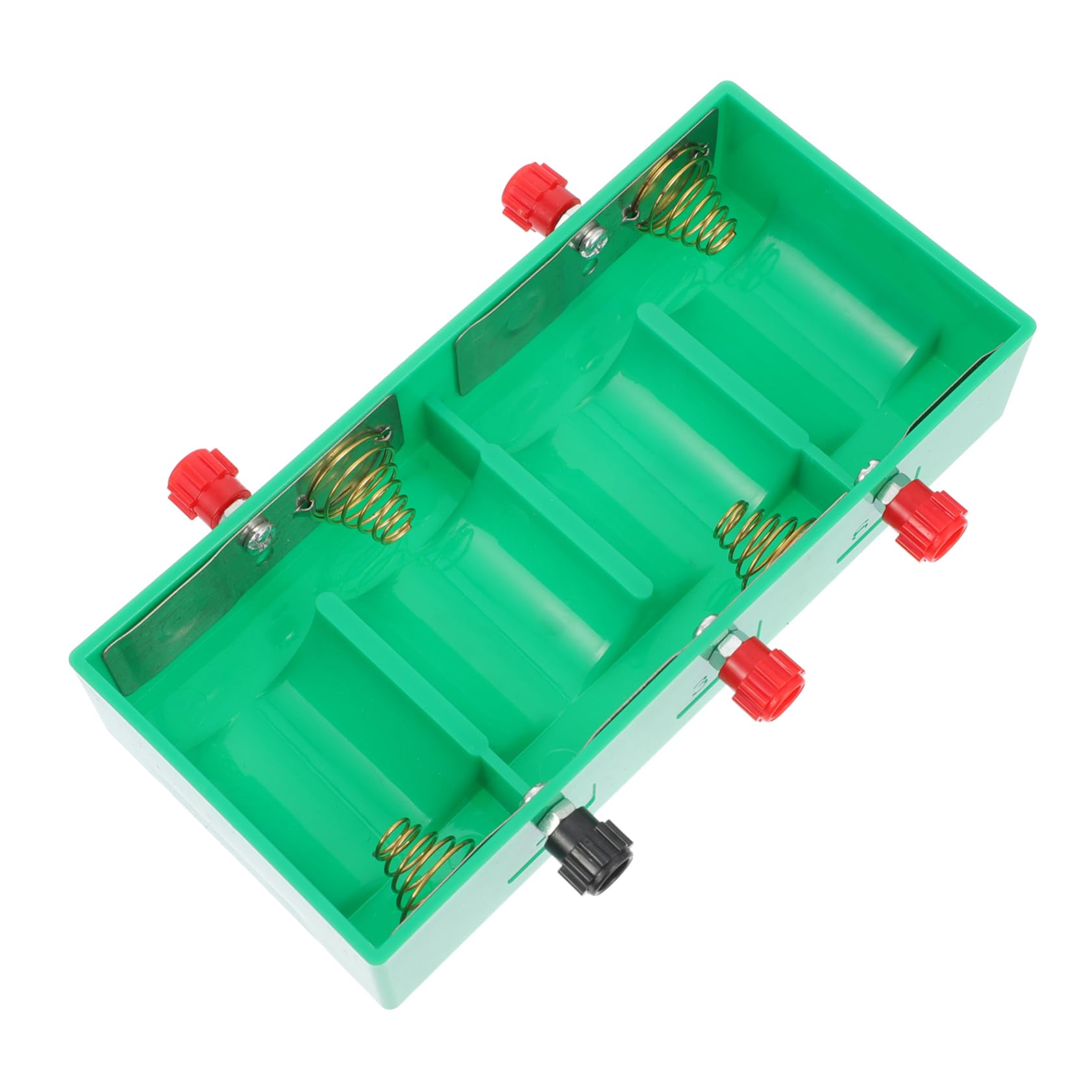 COHEALI Physics Terminal Battery Holder for Teaching Experiments Durable and Lightweight Battery Box for Classroom Use Teaching Instrument for Electricity Tandem Parallel Learning